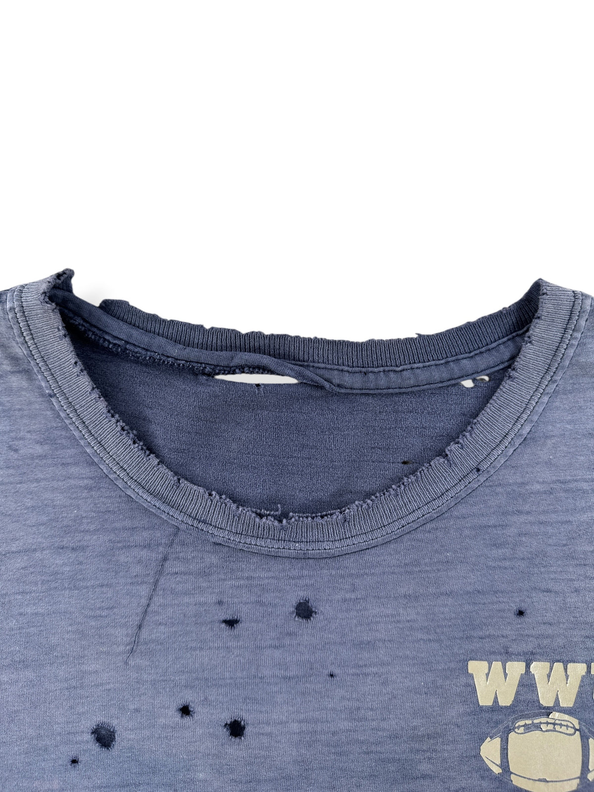 Collar on Vintage WWU Super Fader Tee SZ L