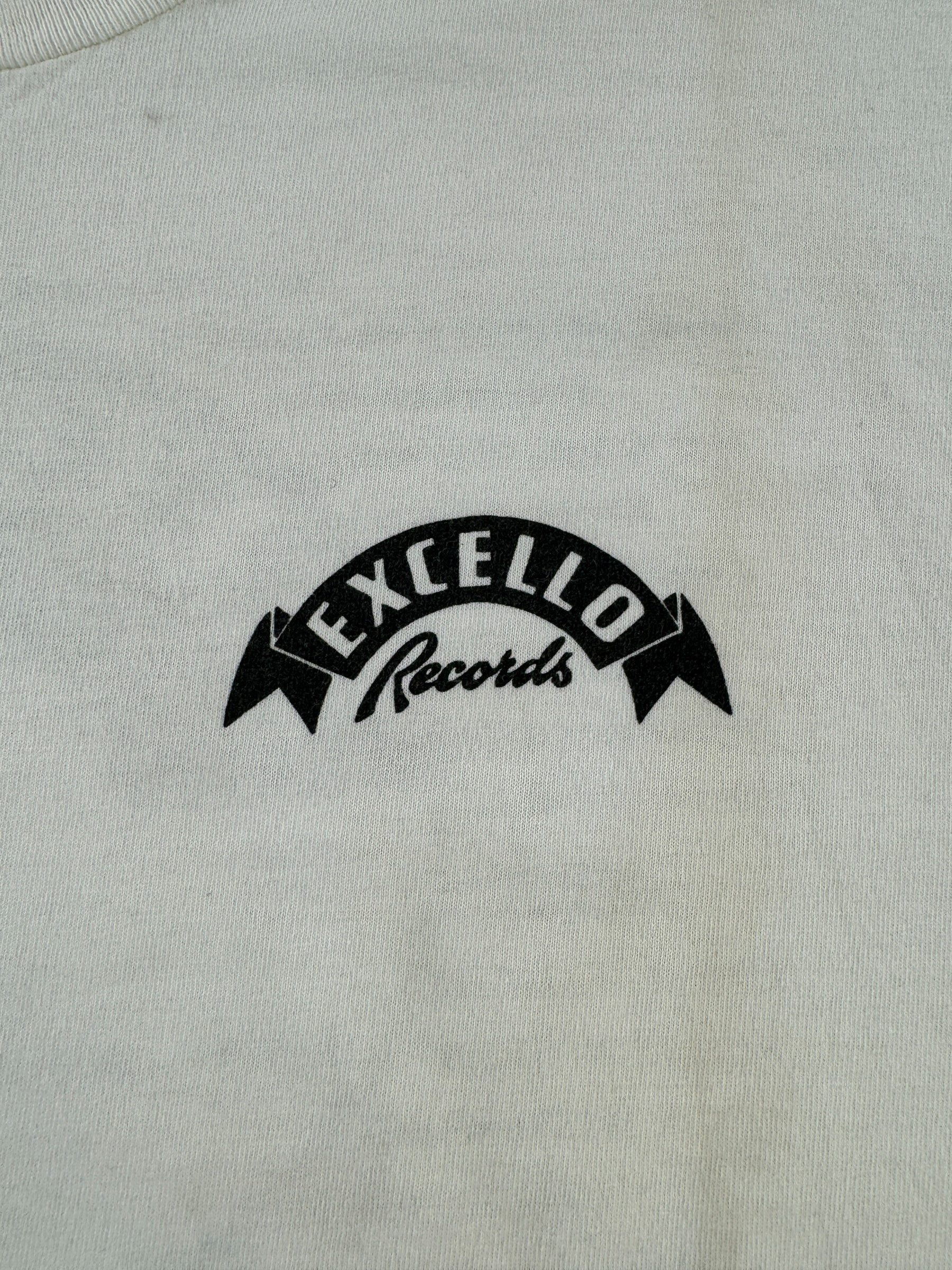 Front Graphic of Vintage Excello Records Tee SZ XL