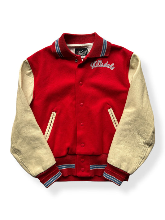 Front of Vintage Hillsdale Varsity Jacket SZ 46