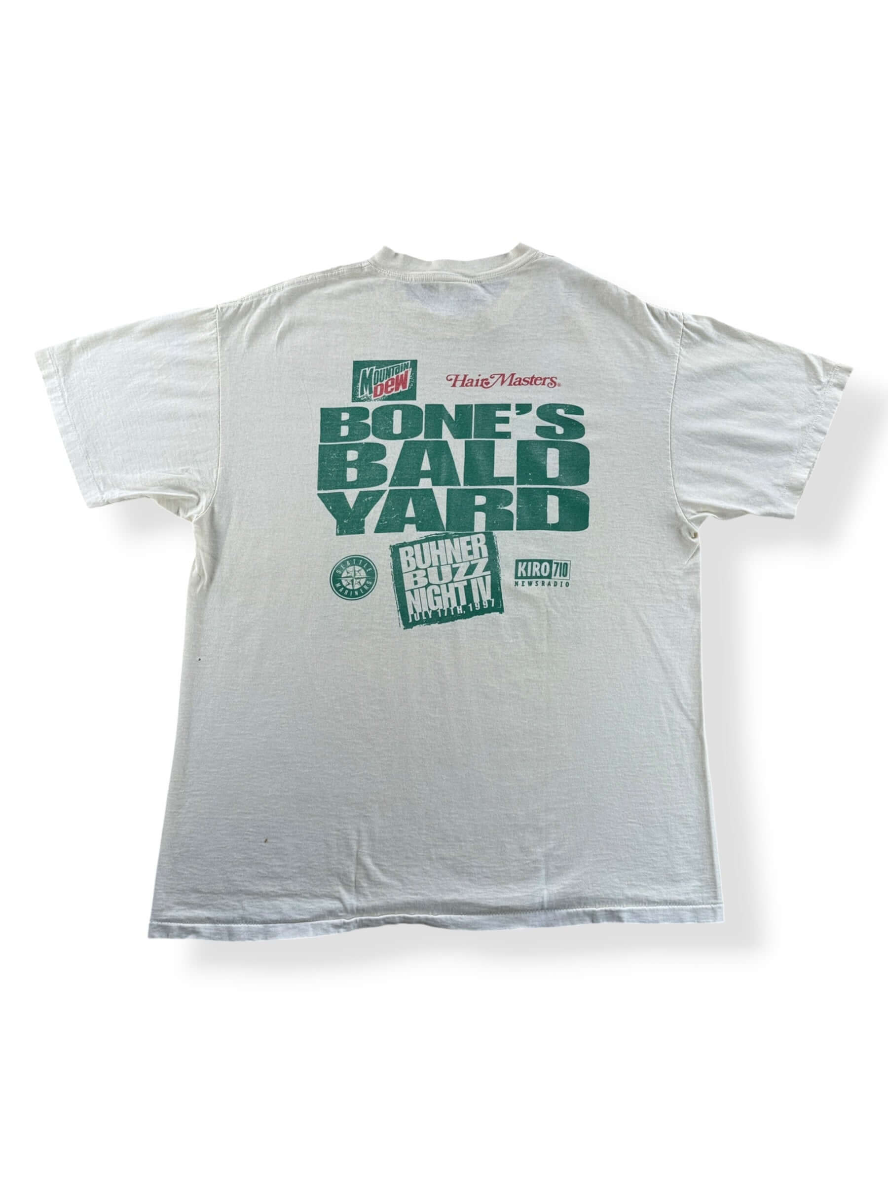Back of Vintage Jay Buhner Tee SZ XL