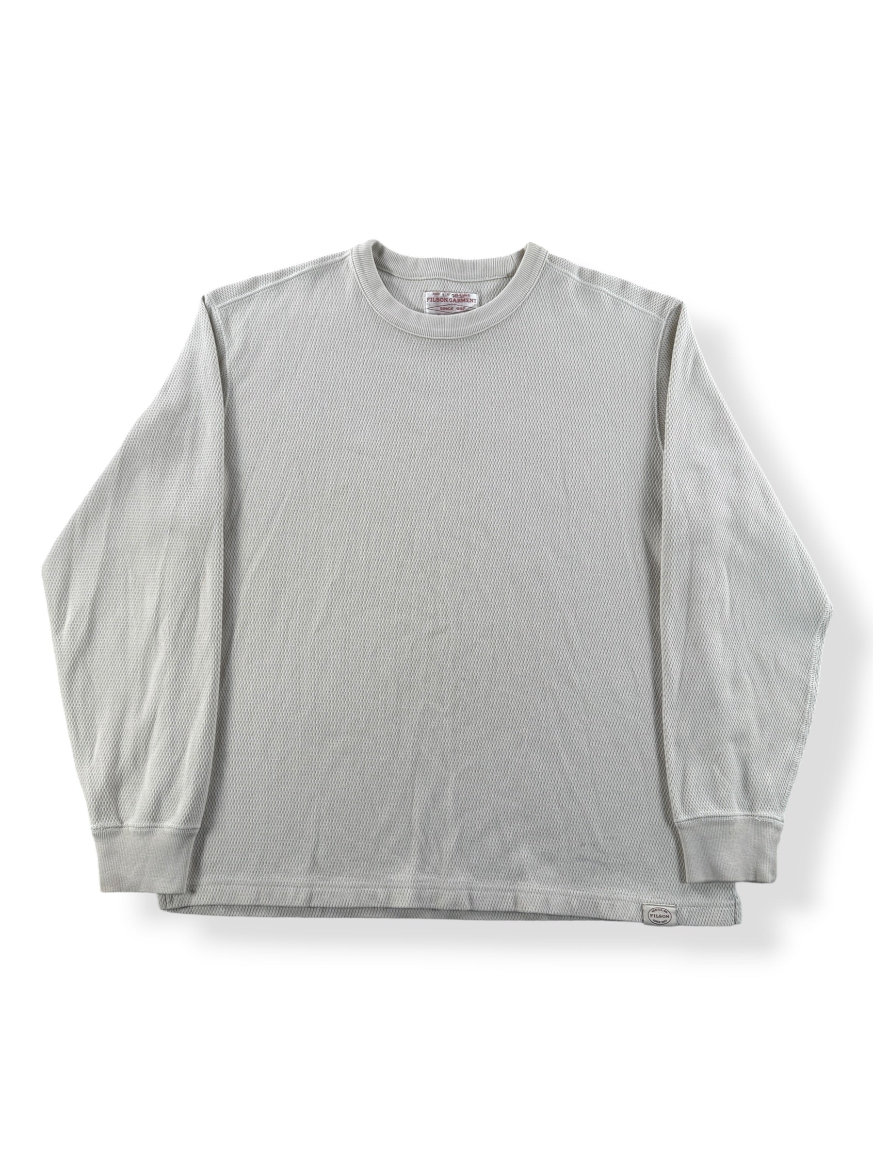 Front of Filson Waffle Knit Thermal Crewneck SZ L