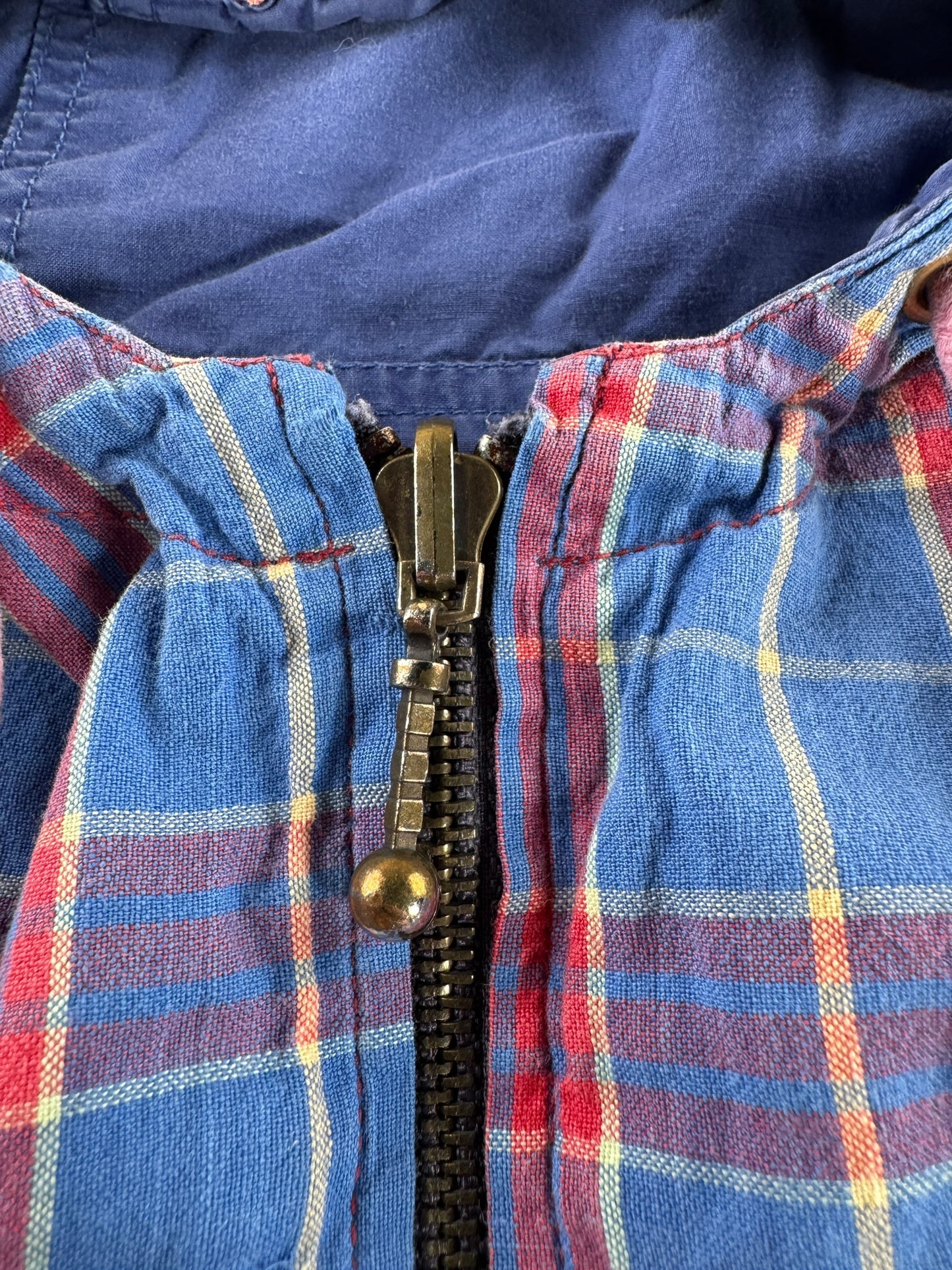 Zipper on Vintage Reversible Anorak Hoodie SZ XXL