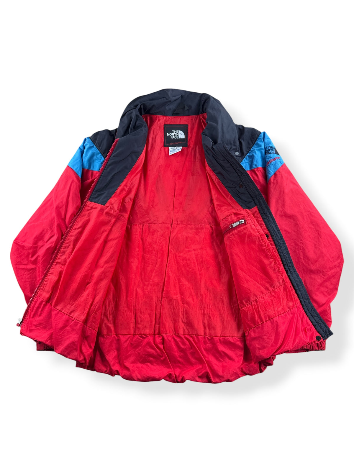 Inside of Vintage 90s Ladies North Face Goretex Jacket SZ 8