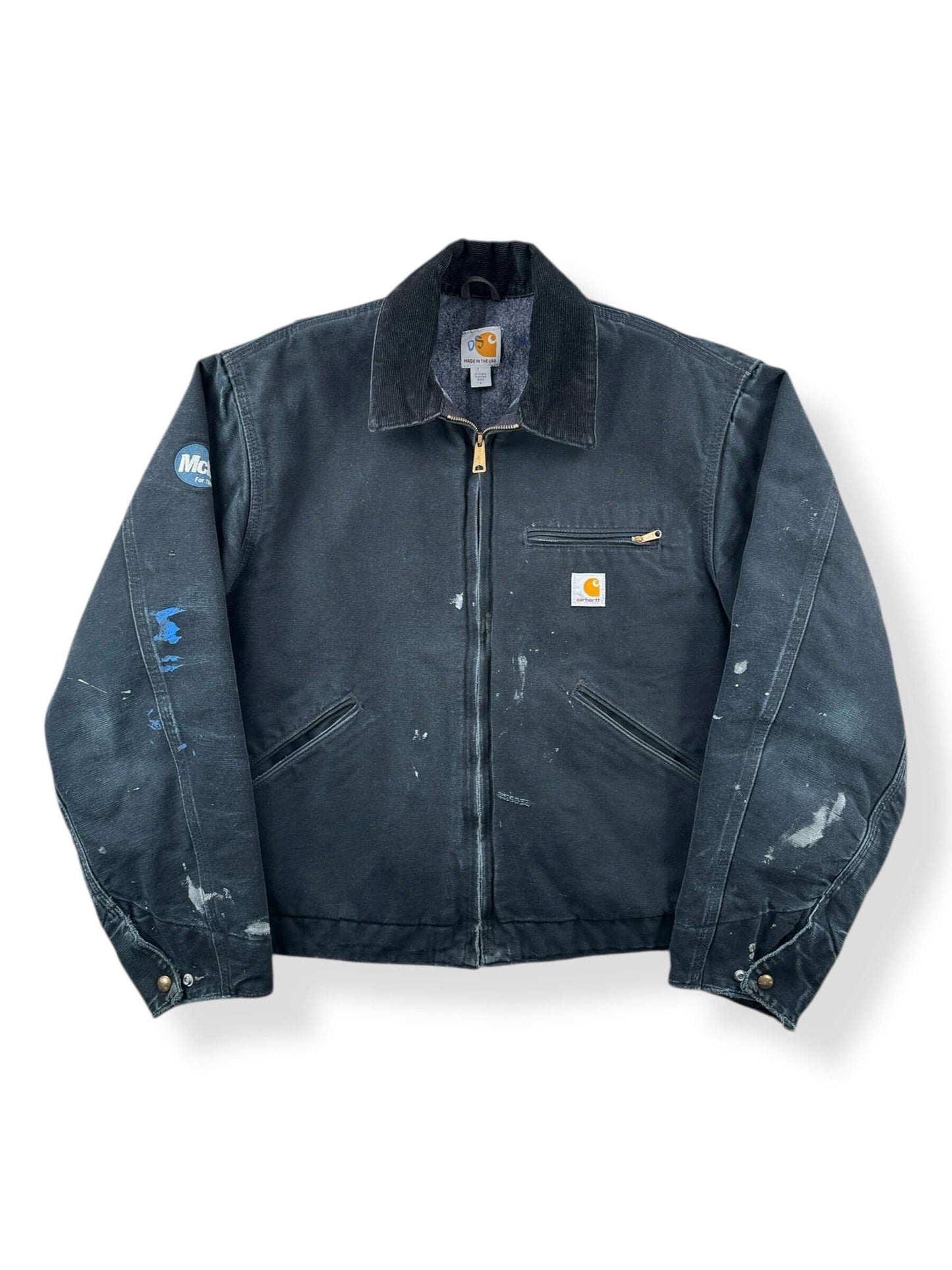 Front of Vintage MIUSA Carhartt Detroit Jacket SZ L