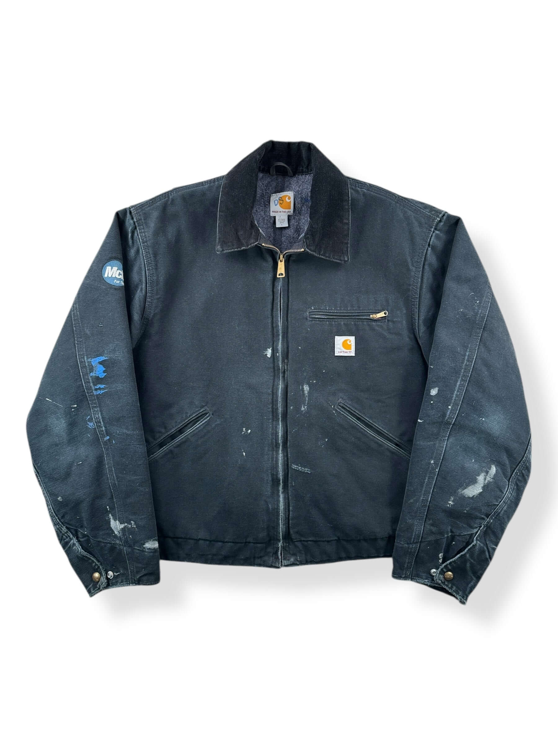 Front of Vintage MIUSA Carhartt Detroit Jacket SZ L