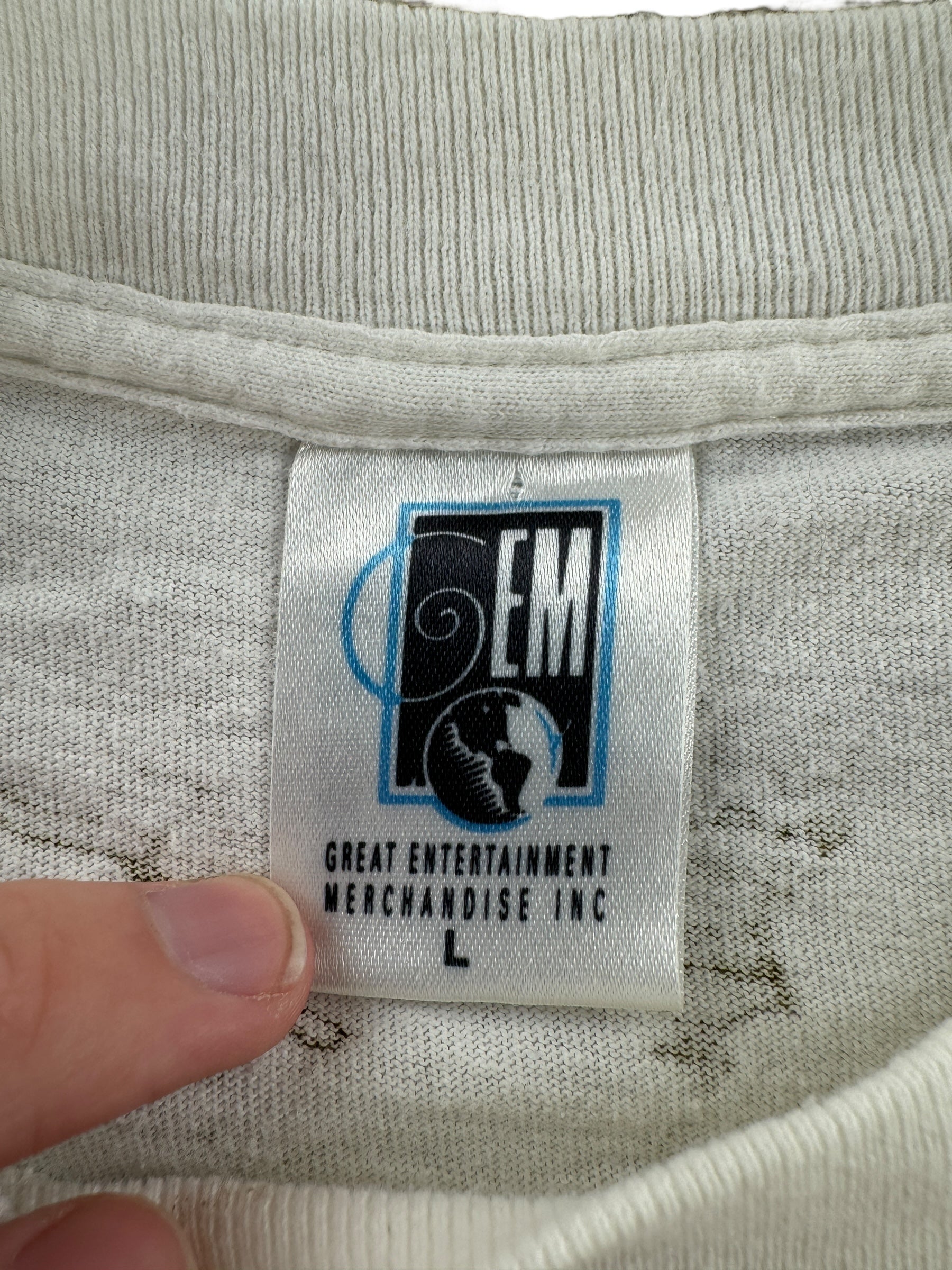 Tag on Vintage Bob Marley Exodus AOP Tee SZ M