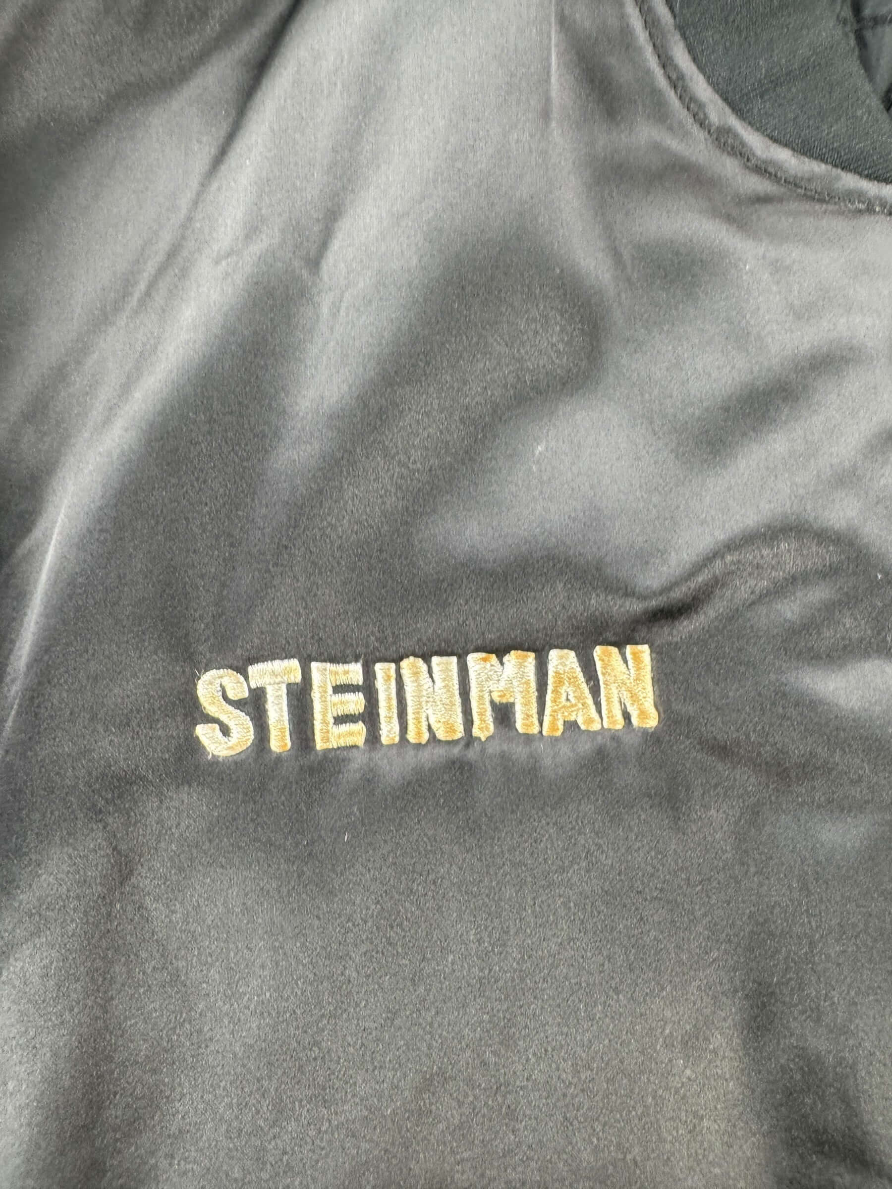 Name on Vintage US Navy Damage Control Bomber Jacket SZ L