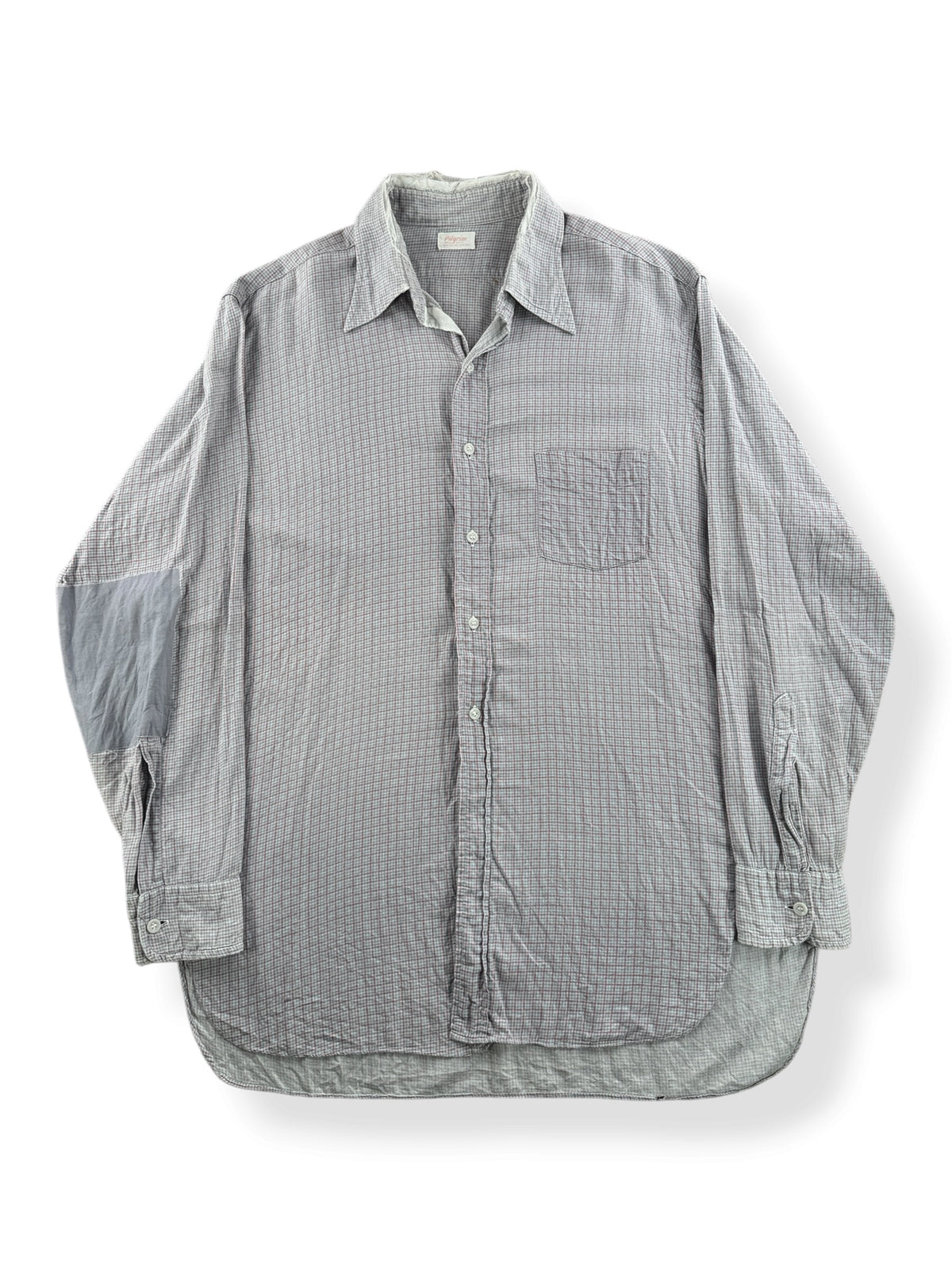 Front of Vintage 1940s Pilgrim Button Up Shirt SZ XL