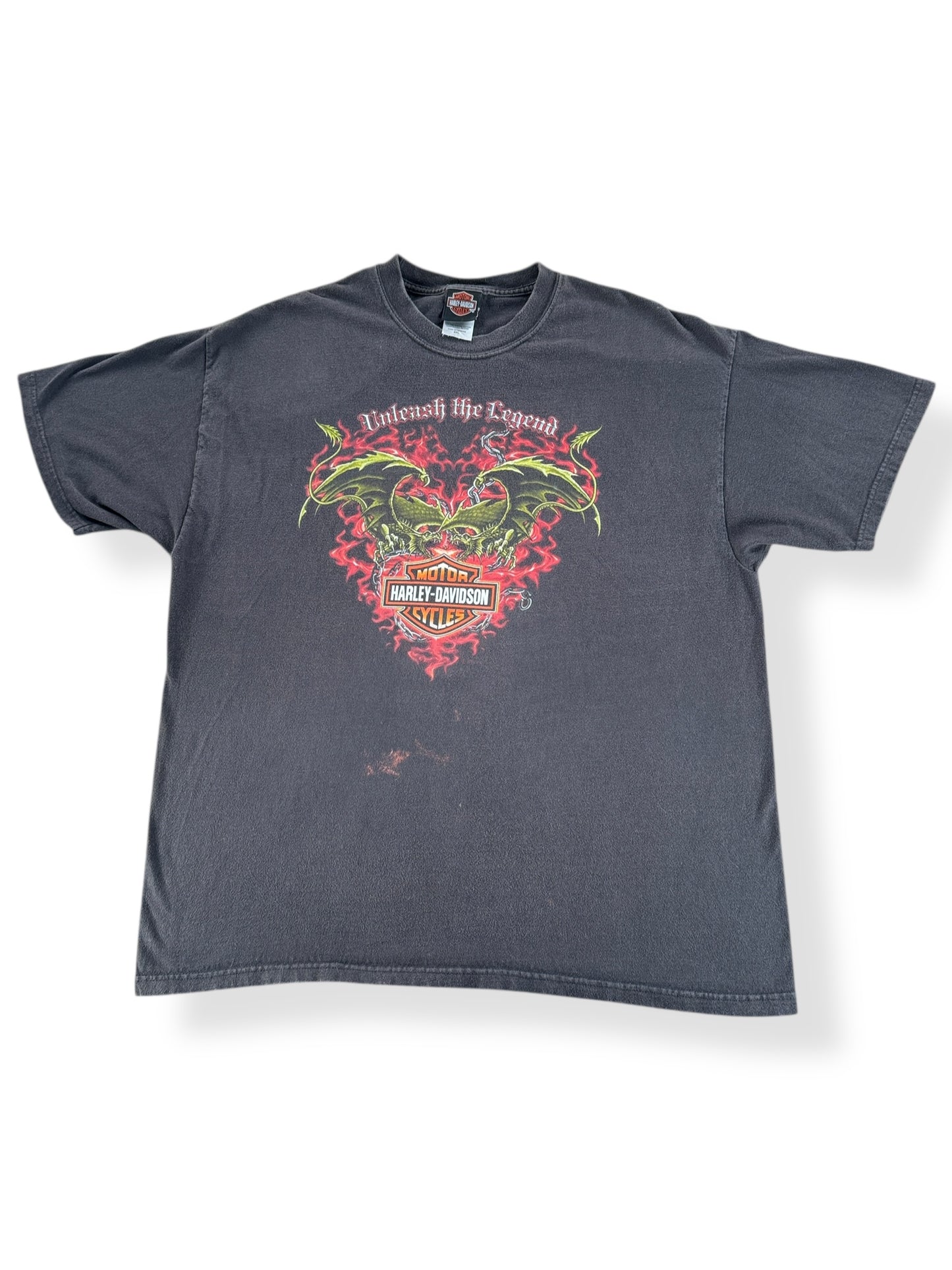 Front of Vintage Salem OR Harley Davidson Tee SZ XXL