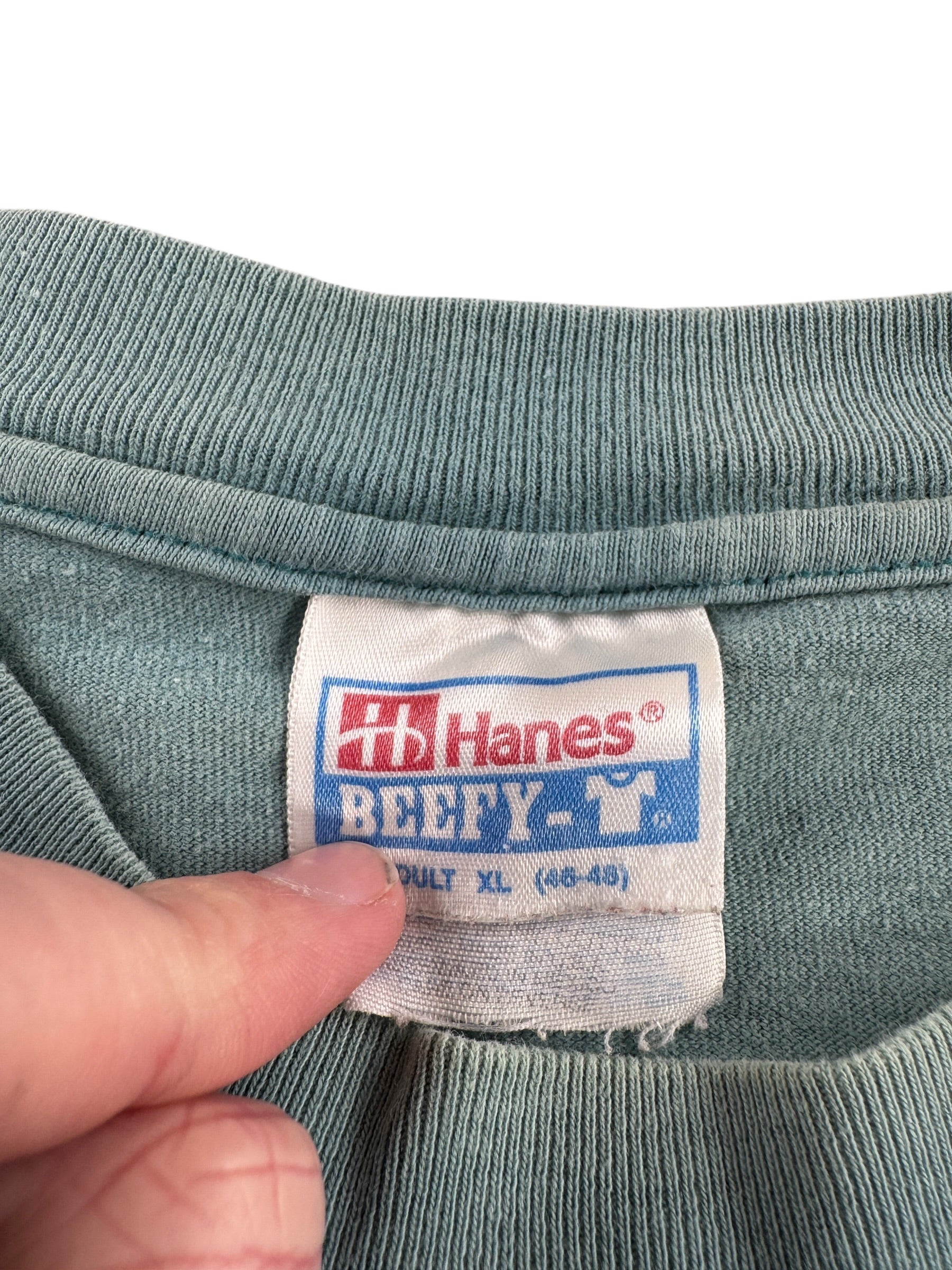 Tag on Vintage Bite Me Fish Tee SZ XL