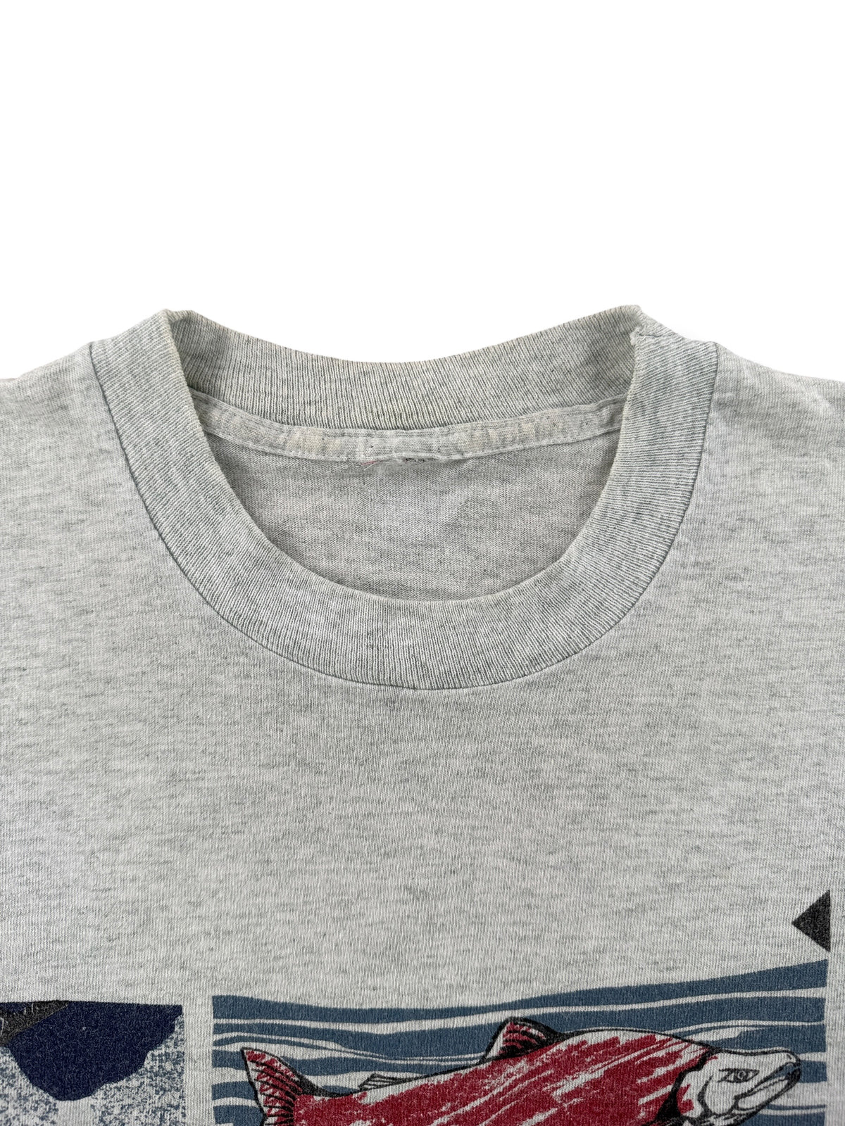 Tag on Vintage Mt Rainier Nat Park Salmon Tee SZ M