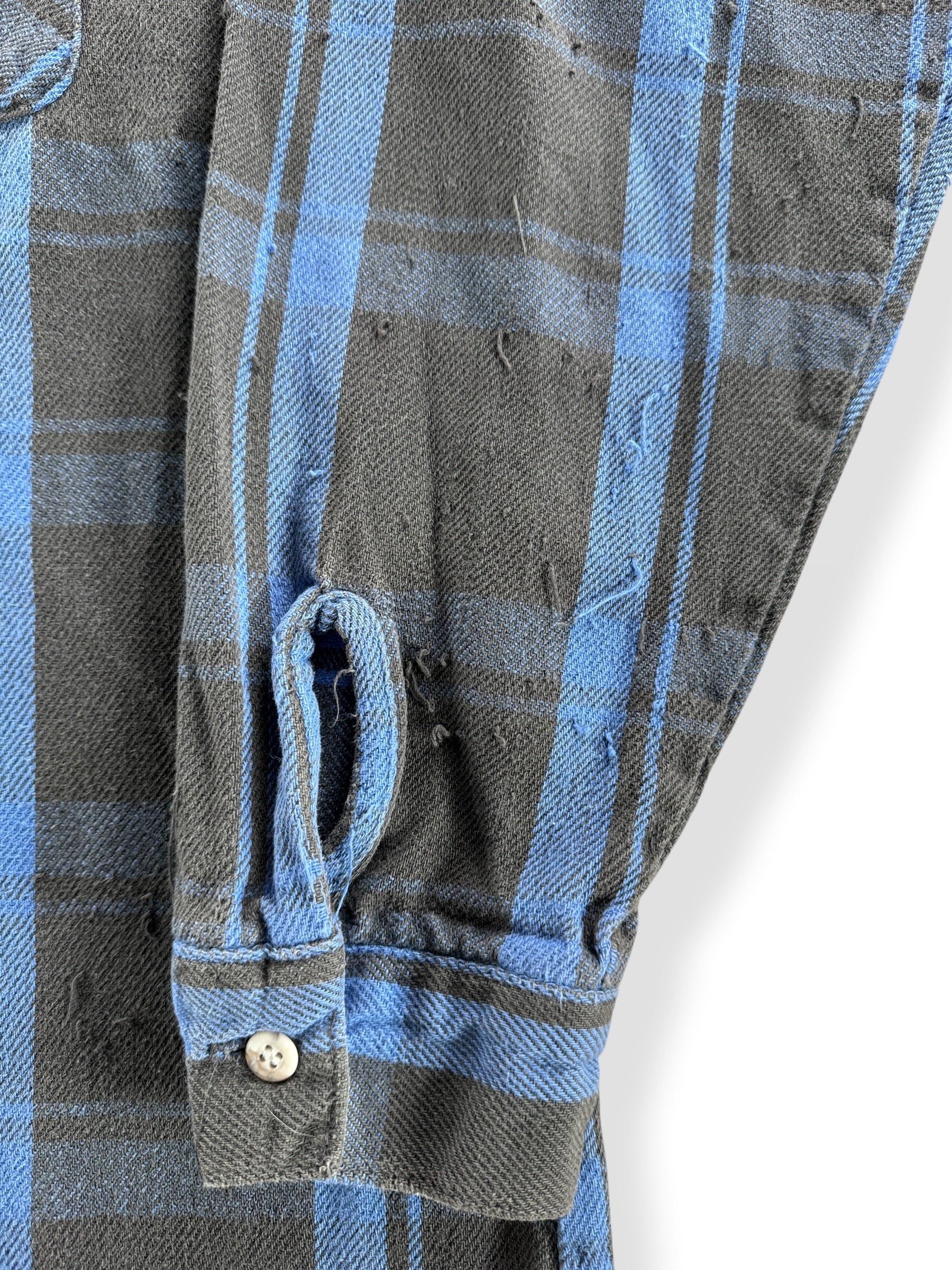 Wear on Vintage 80's Five Brother Cotton Flannel SZ XL