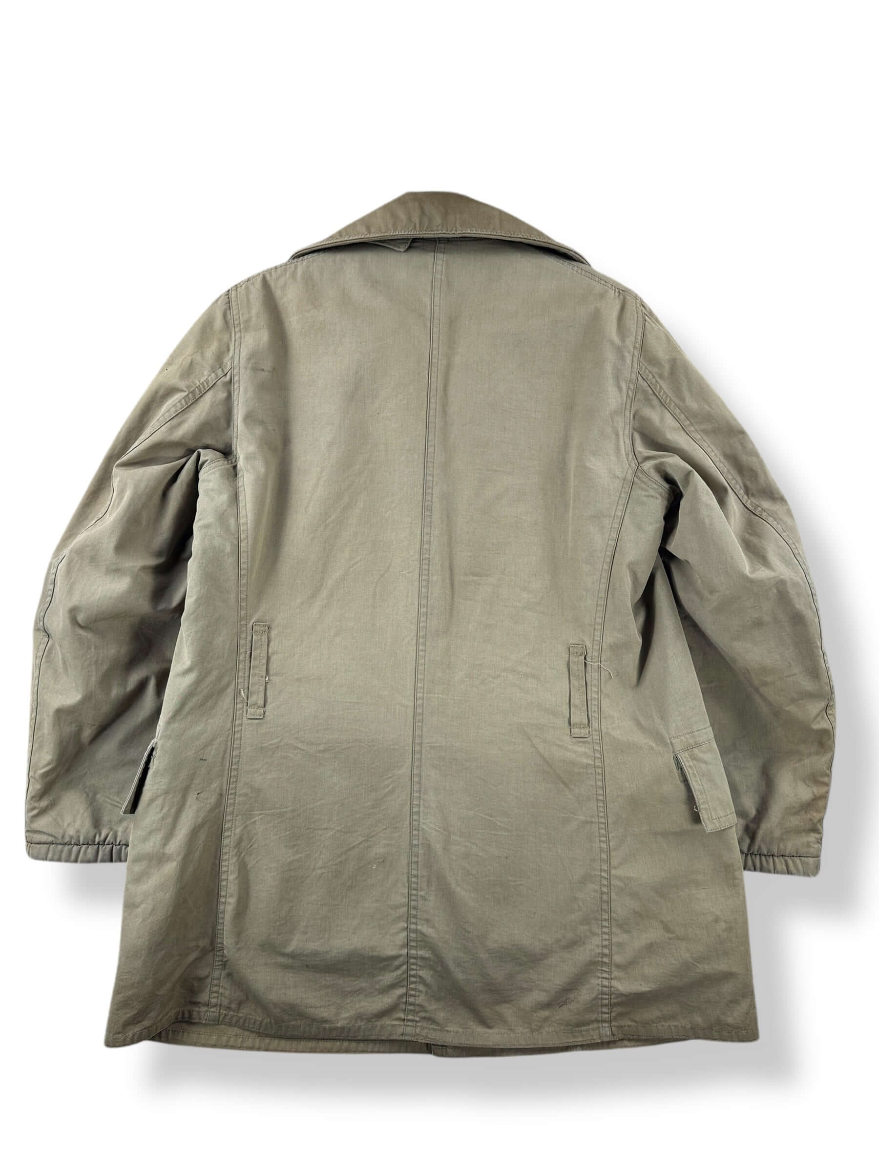 Back of Vintage M38 Mackinaw Jeep Coat SZ L AS IS