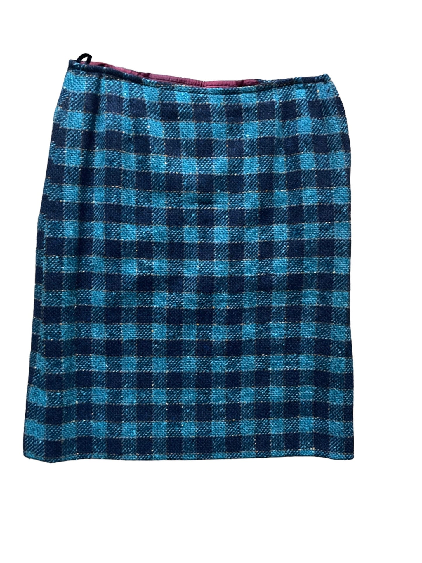 Front skirt view of Vintage 1960s Pendleton Wool Skirt Set SZ L |  Barn Owl VintageSkirt Sets| Seattle Vintage Dresses and Skirts