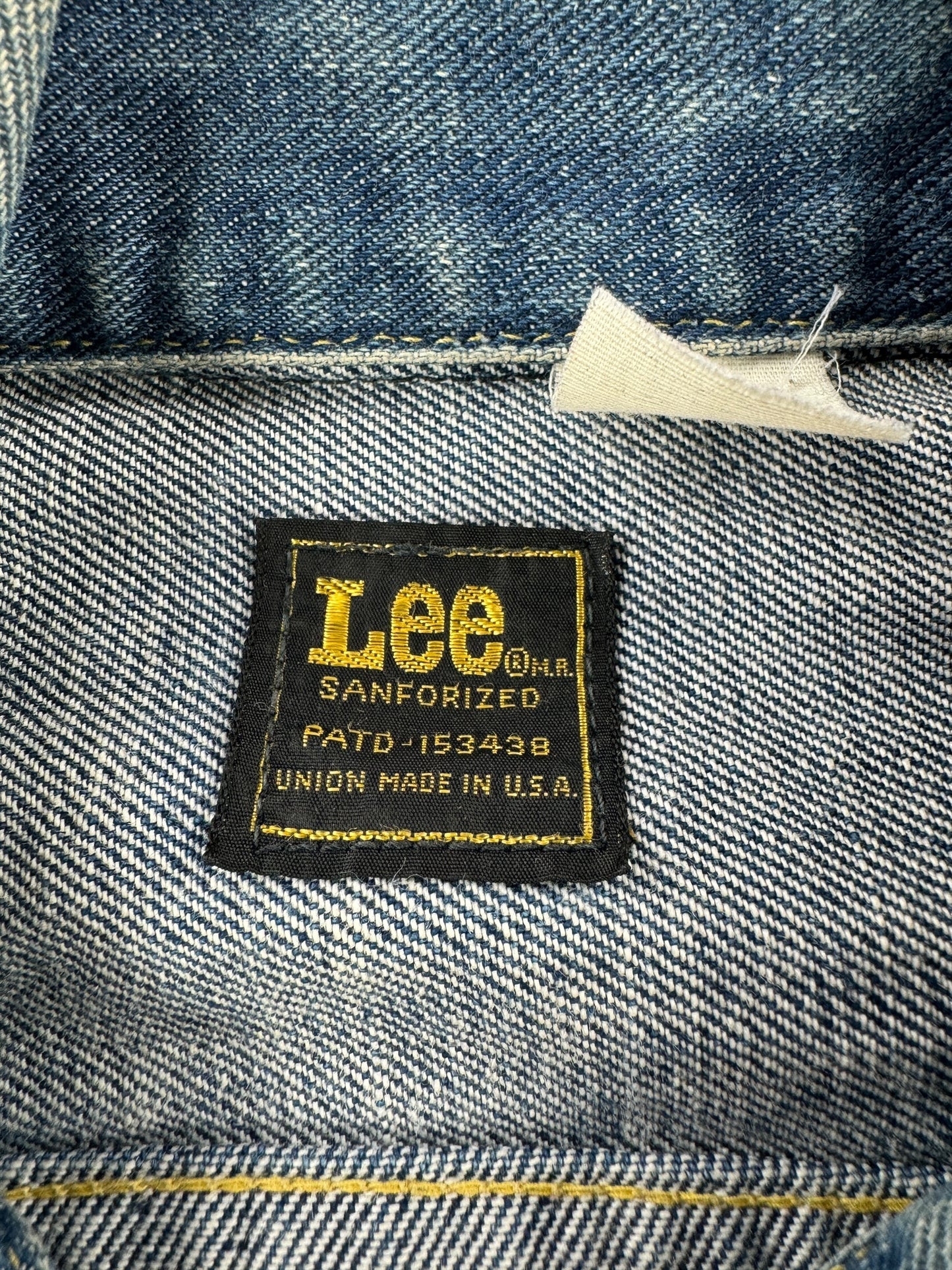 Tag on Vintage Lee Riders Denim Jacket SZ S