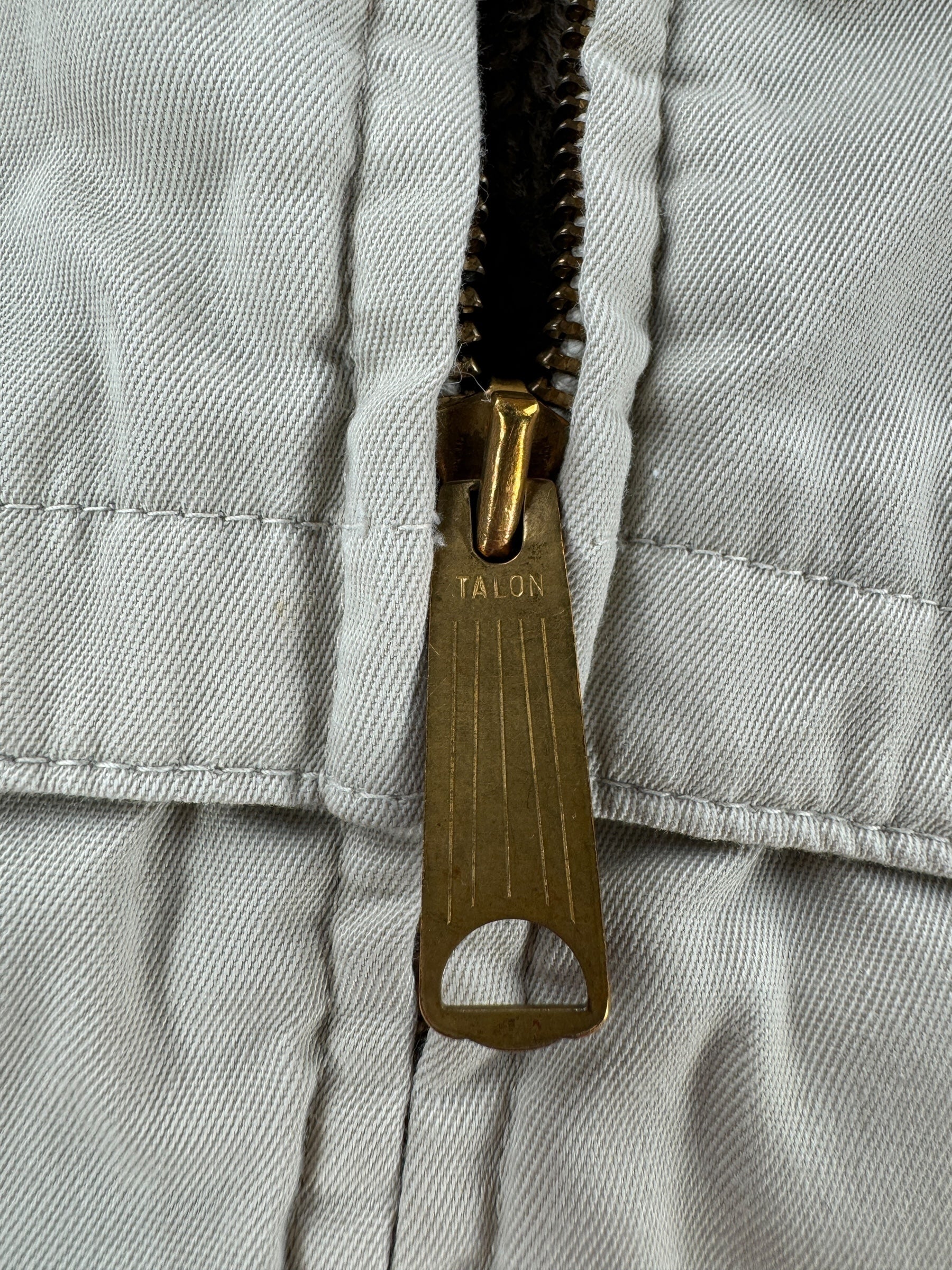 Zipper on Vintage 60s Oakbrook Sportswear Jacket SZ L