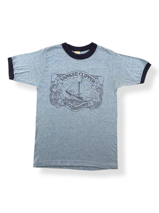 Front of Vintage Yankee Clipper Windjammer Ringer Tee SZ M (Fits XS)