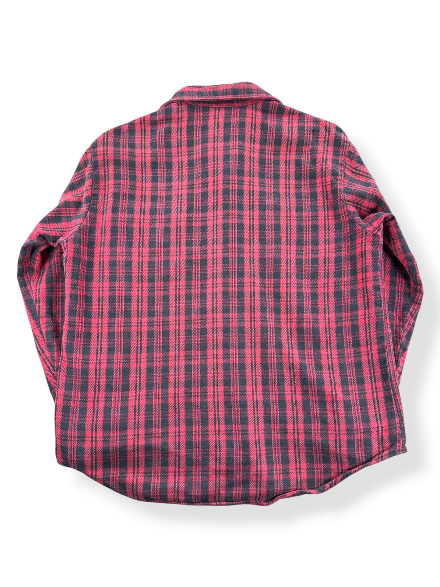 Back of Vintage 1980s Big Mac Black & Red Cotton Flannel SZ L