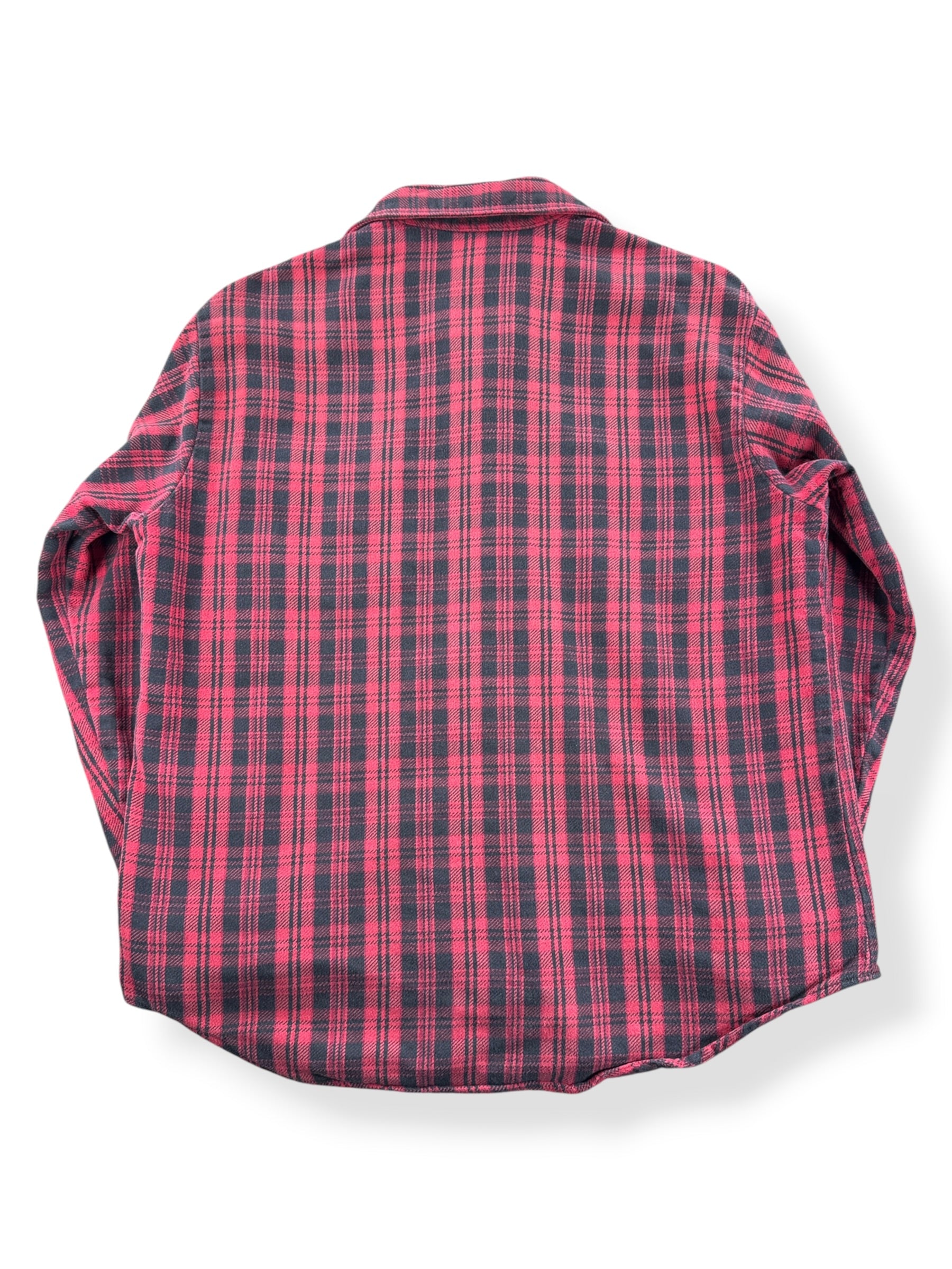Back of Vintage 1980s Big Mac Black & Red Cotton Flannel SZ L