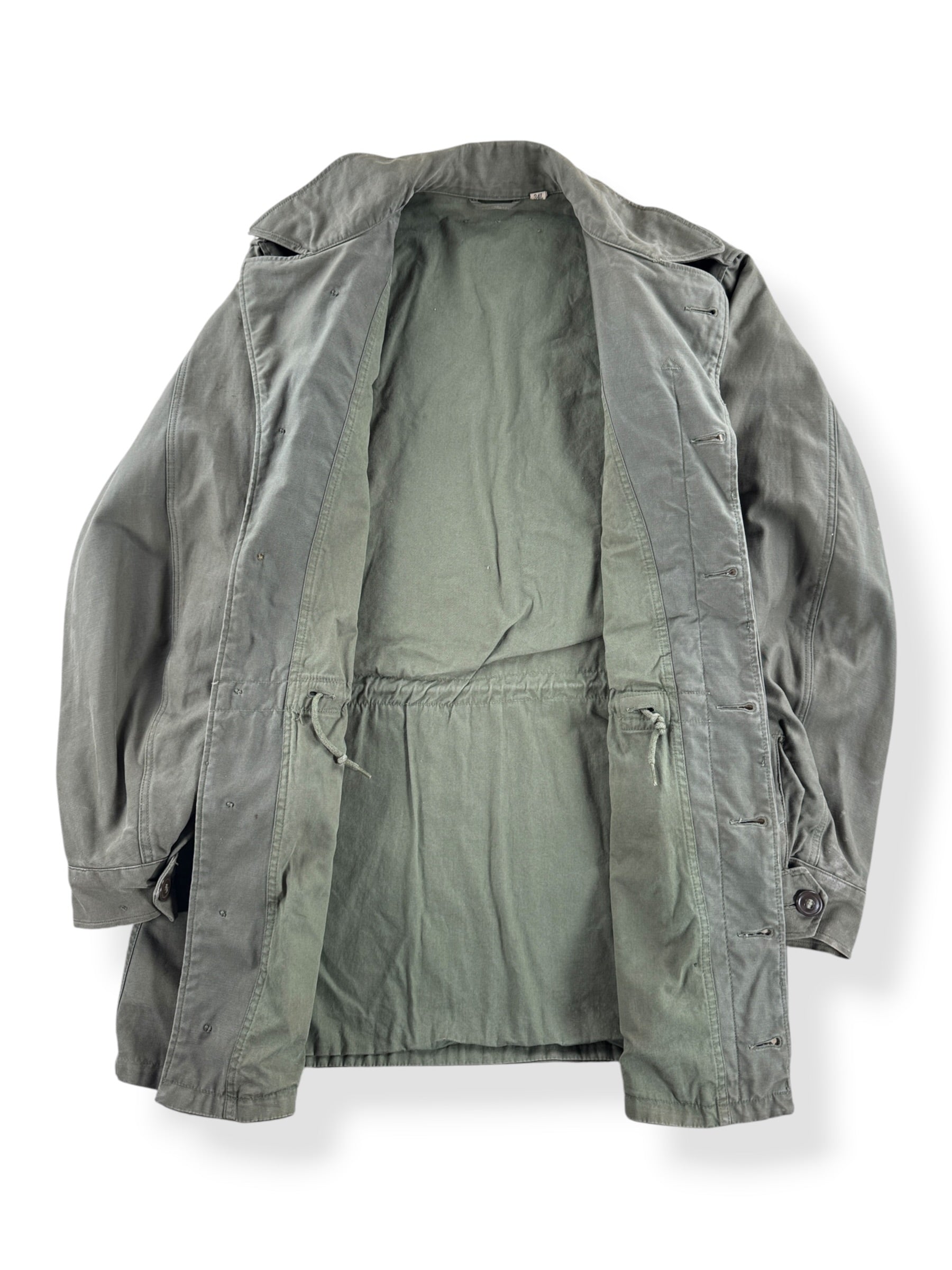 Inside of Vintage M-1941 Military Field Jacket SZ 34L