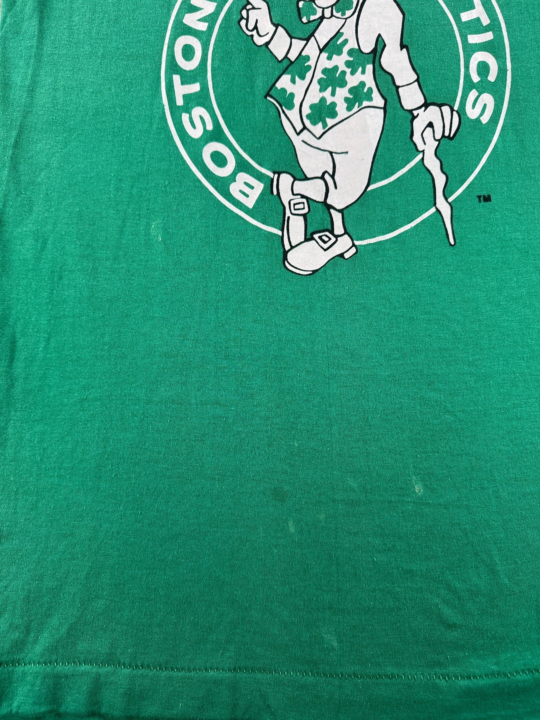 Stain on Vintage Boston Celtics Tee SZ S (Fits XS)