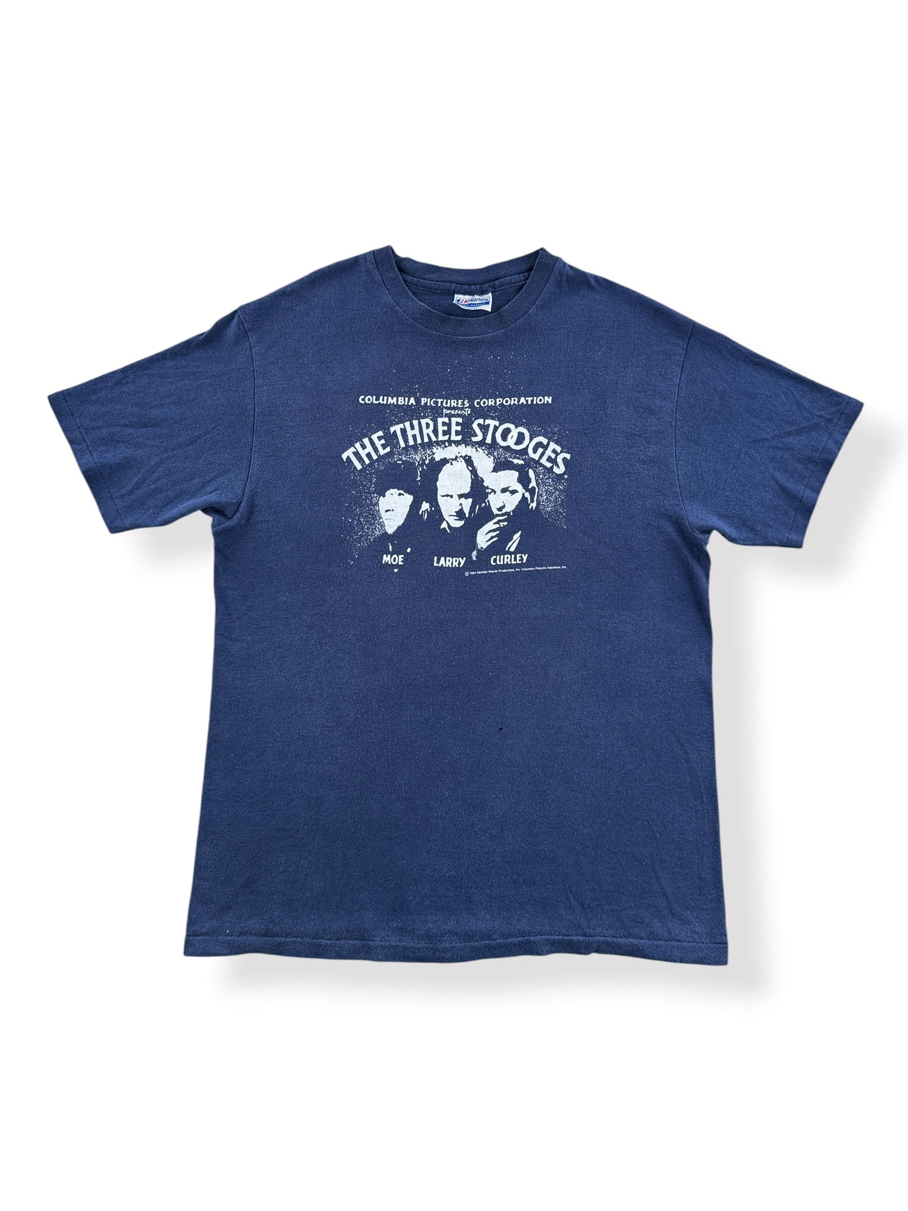 Front of Vintage 1984 Three Stooges Tee SZ L (Fits M)