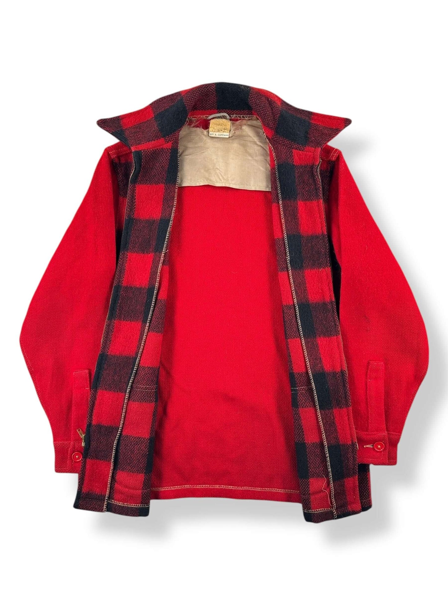 Inside of Vintage Timber-Bilt Two-Tone Jacket SZ M