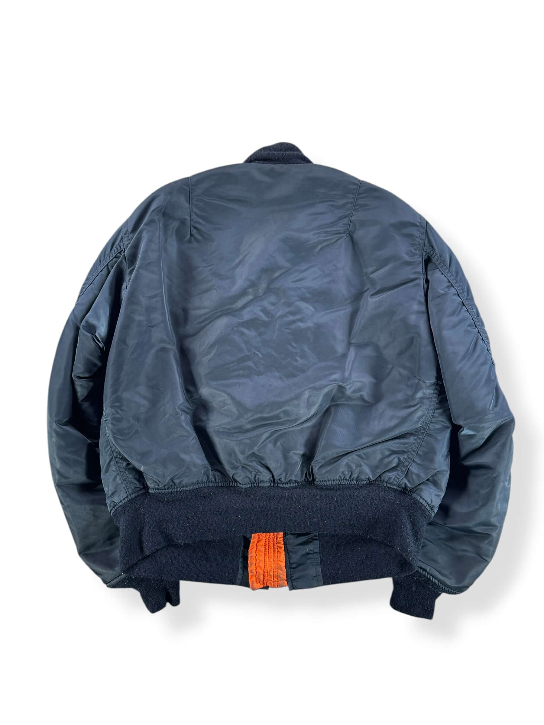 Back of Vintage Military MA-1 Bomber Jacket SZ M - AS IS