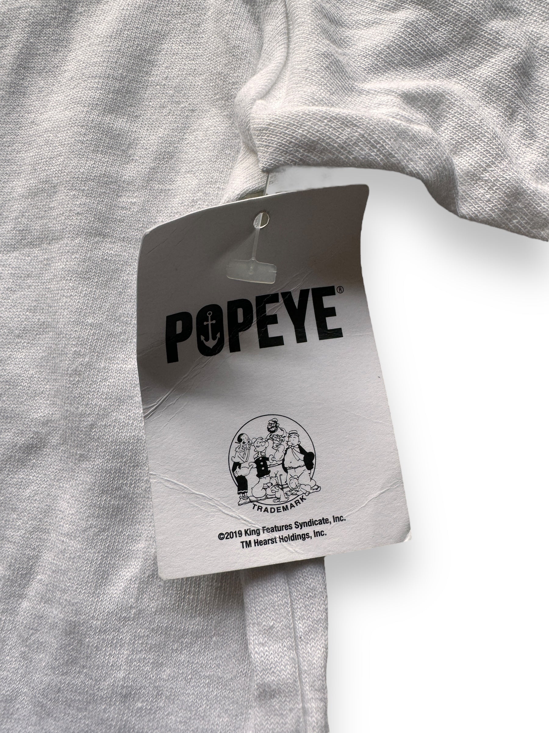 paper tag on NWT White Filson Popeye Tee SZ M