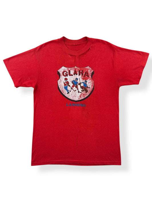 Front of Vintage GLAHA Thrasher Tee SZ M