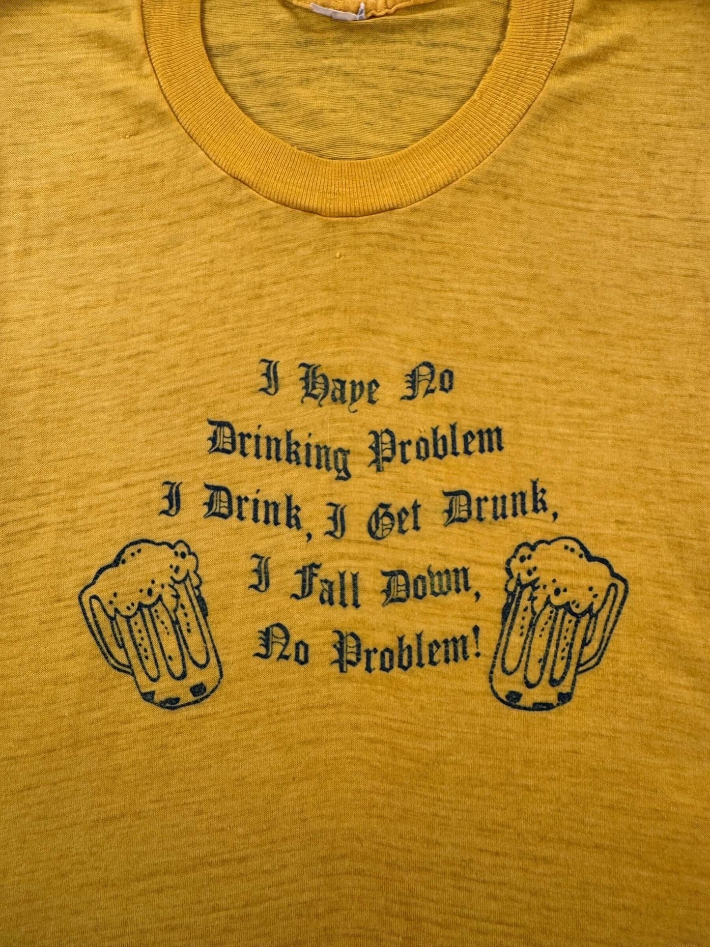 Graphic of Vintage Drunkard Paperthin Cutoff Tee SZ S