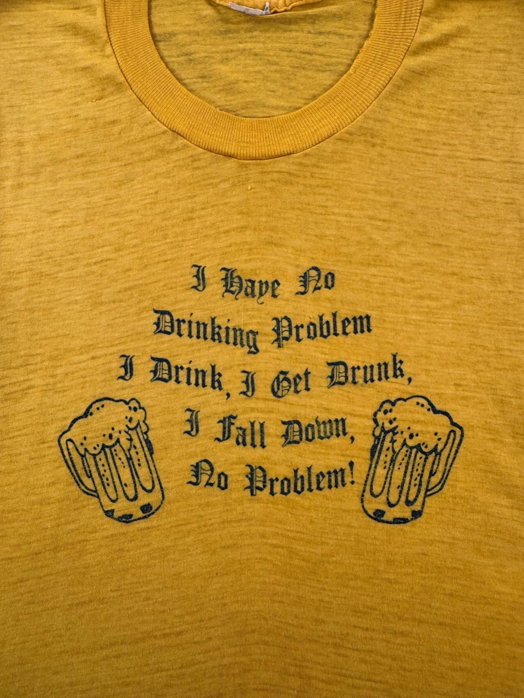 Graphic of Vintage Drunkard Paperthin Cutoff Tee SZ S