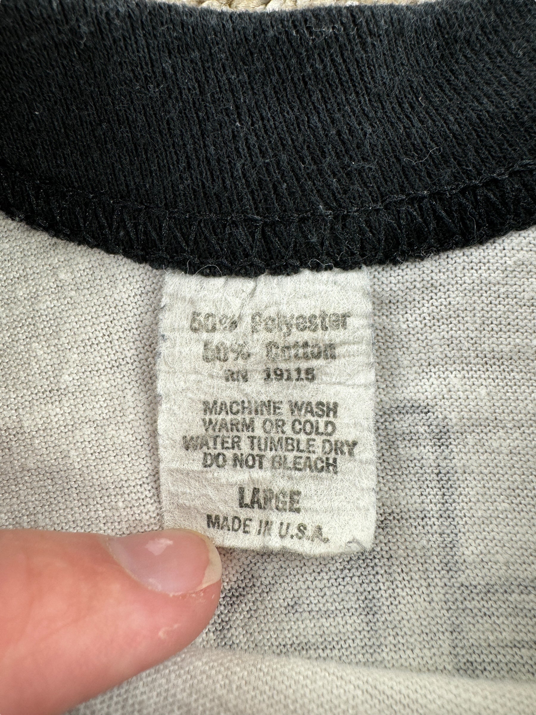 Tag on Vintage '80 Fog Hat Raglan Tee SZ M