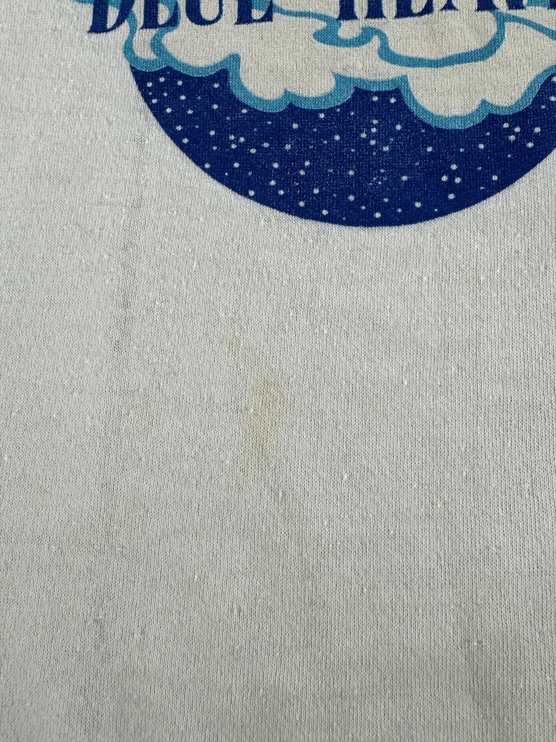 Stain on Vintage Blue Heaven Crewneck SZ XL (Fits L)