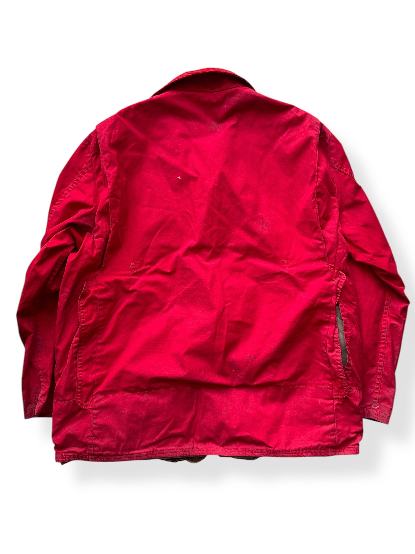 Back of Vintage Game Winner Red Hunting Coat SZ M