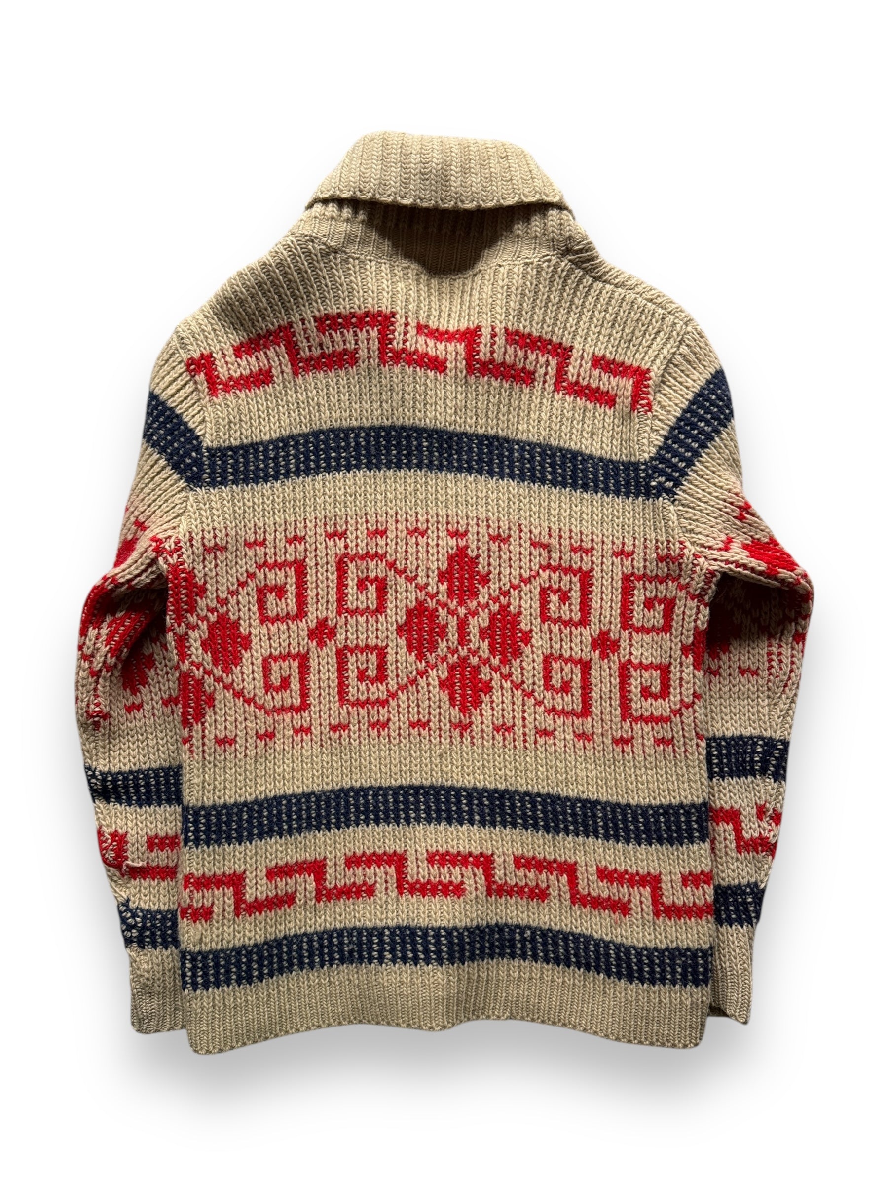 back of Vintage Pendleton Knockabouts Westerly Sweater SZ 38