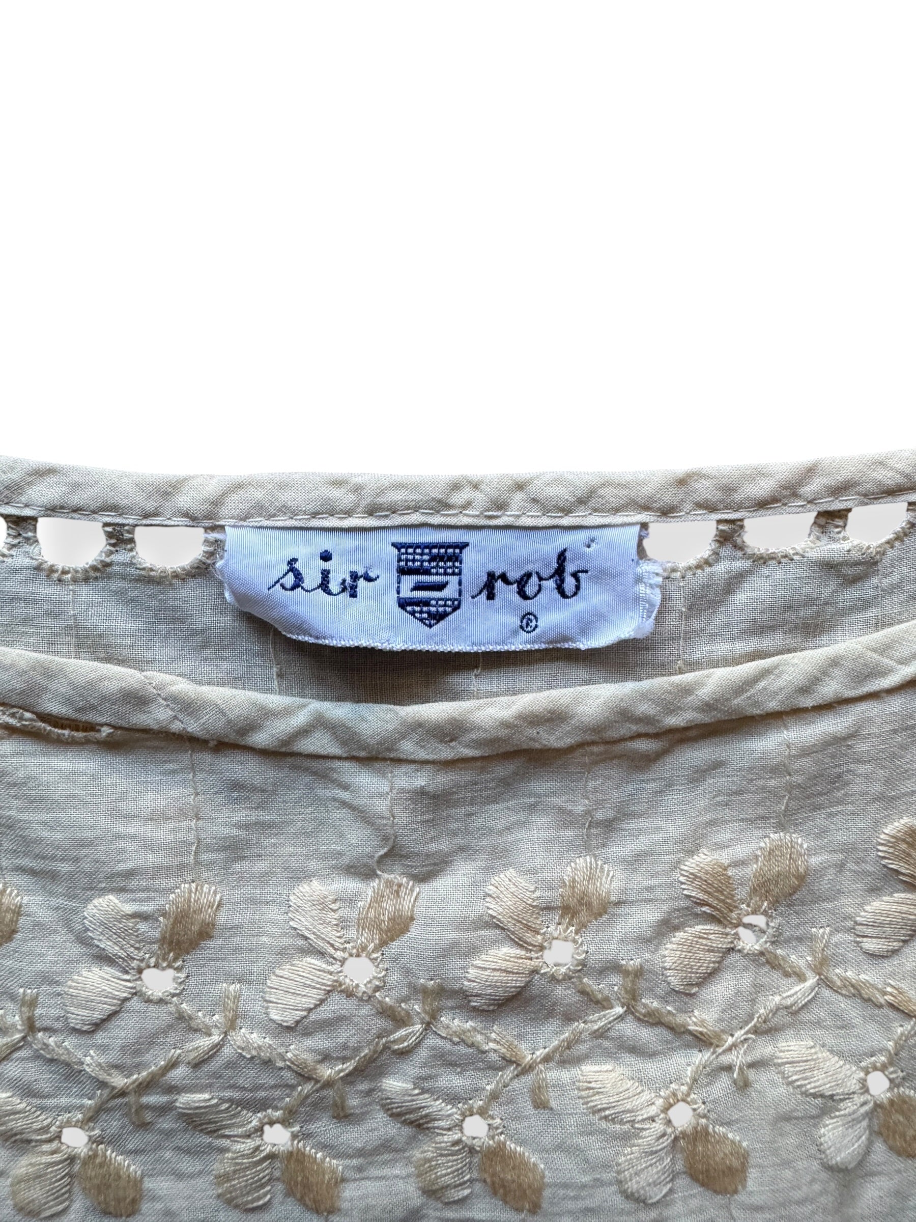 Tag on Vintage Eyelet Dress SZ M