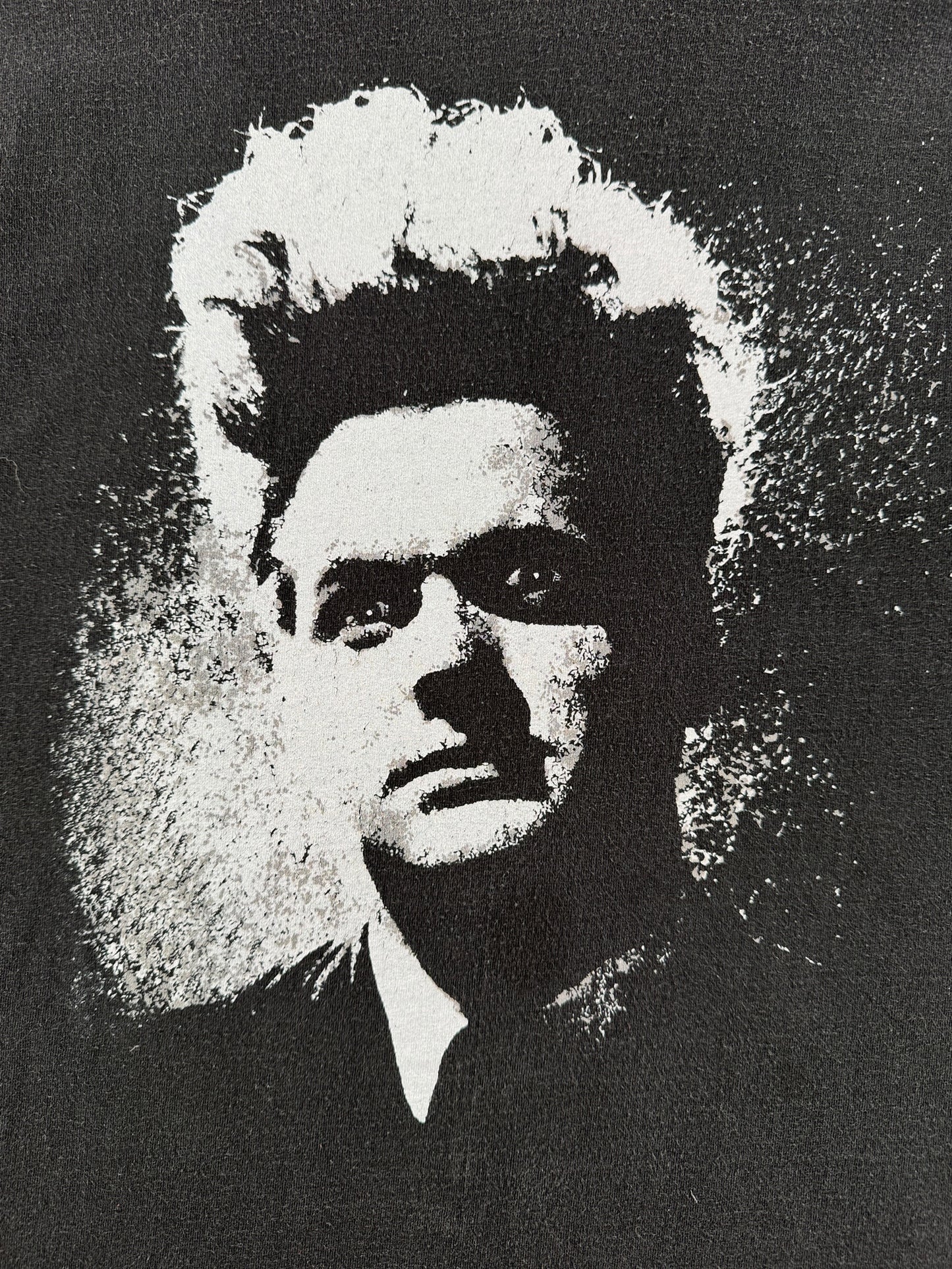 Front graphic of Vintage Y2K Eraserhead David Lynch Tee SZ L