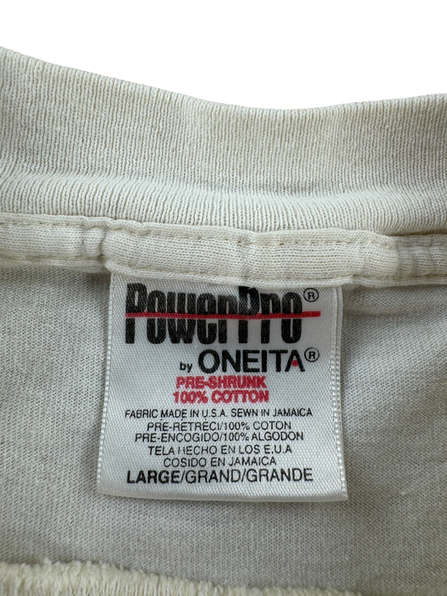 Tag on Vintage Reel Women Tee SZ L
