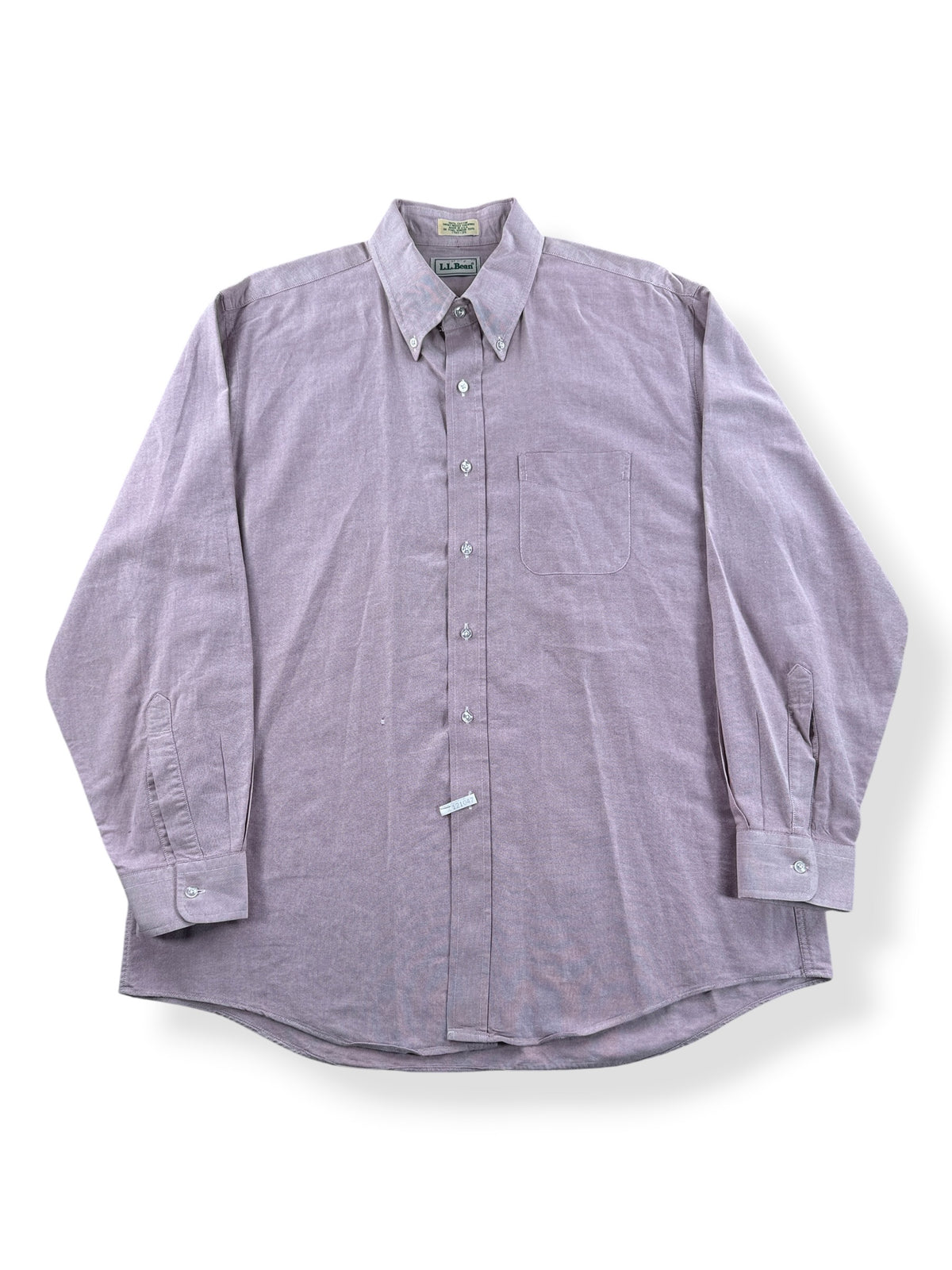 Front of Vintage NOS LL Bean Oxford Shirt SZ XL