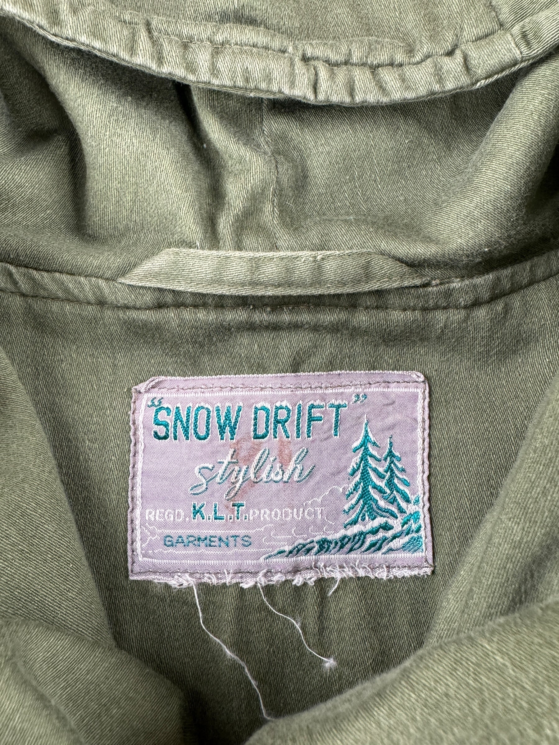 Tag on Vintage Snow Drift Civilian Anorak SZ XL