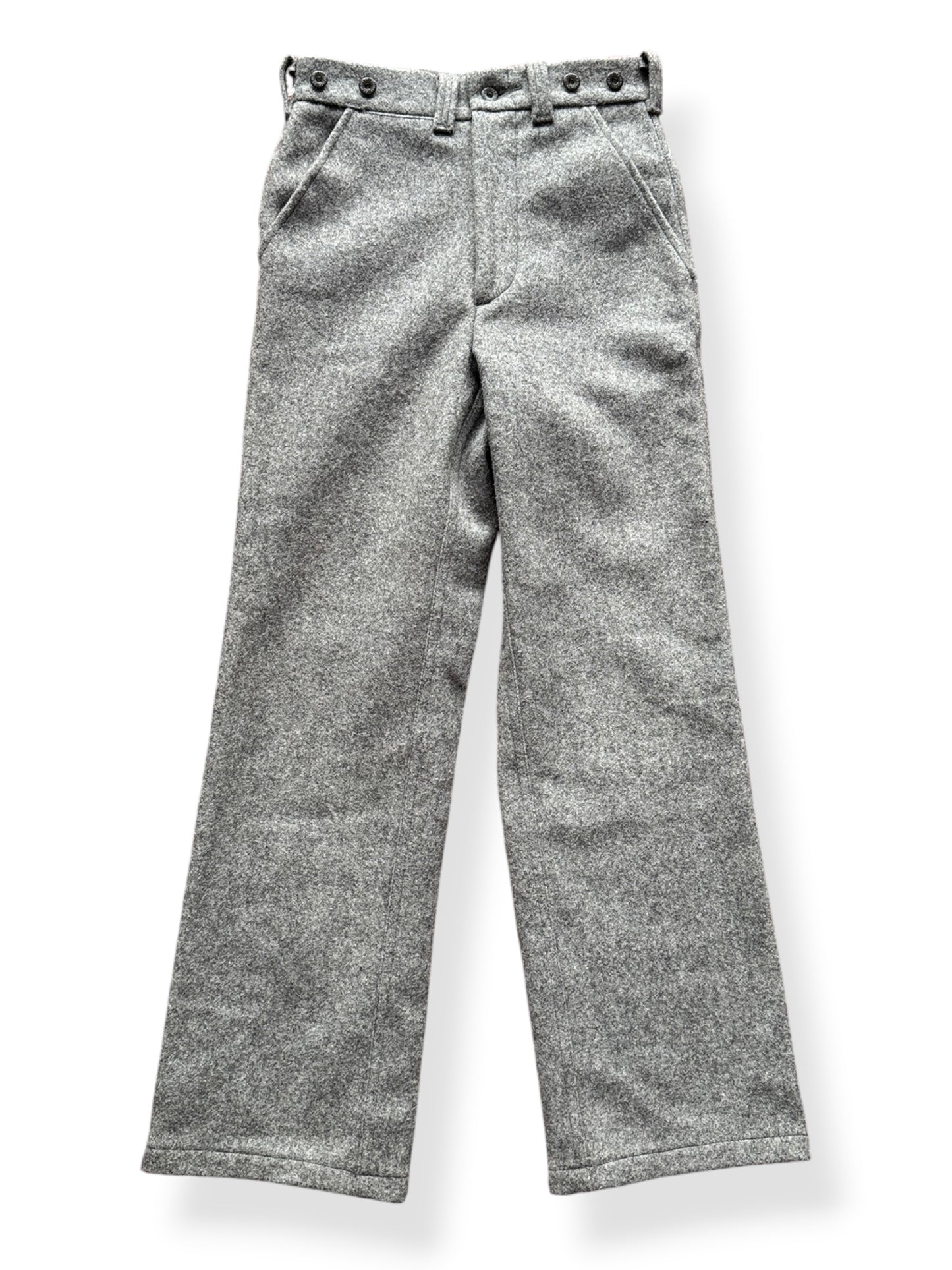 Front of Filson Grey Wool Pants SZ 28