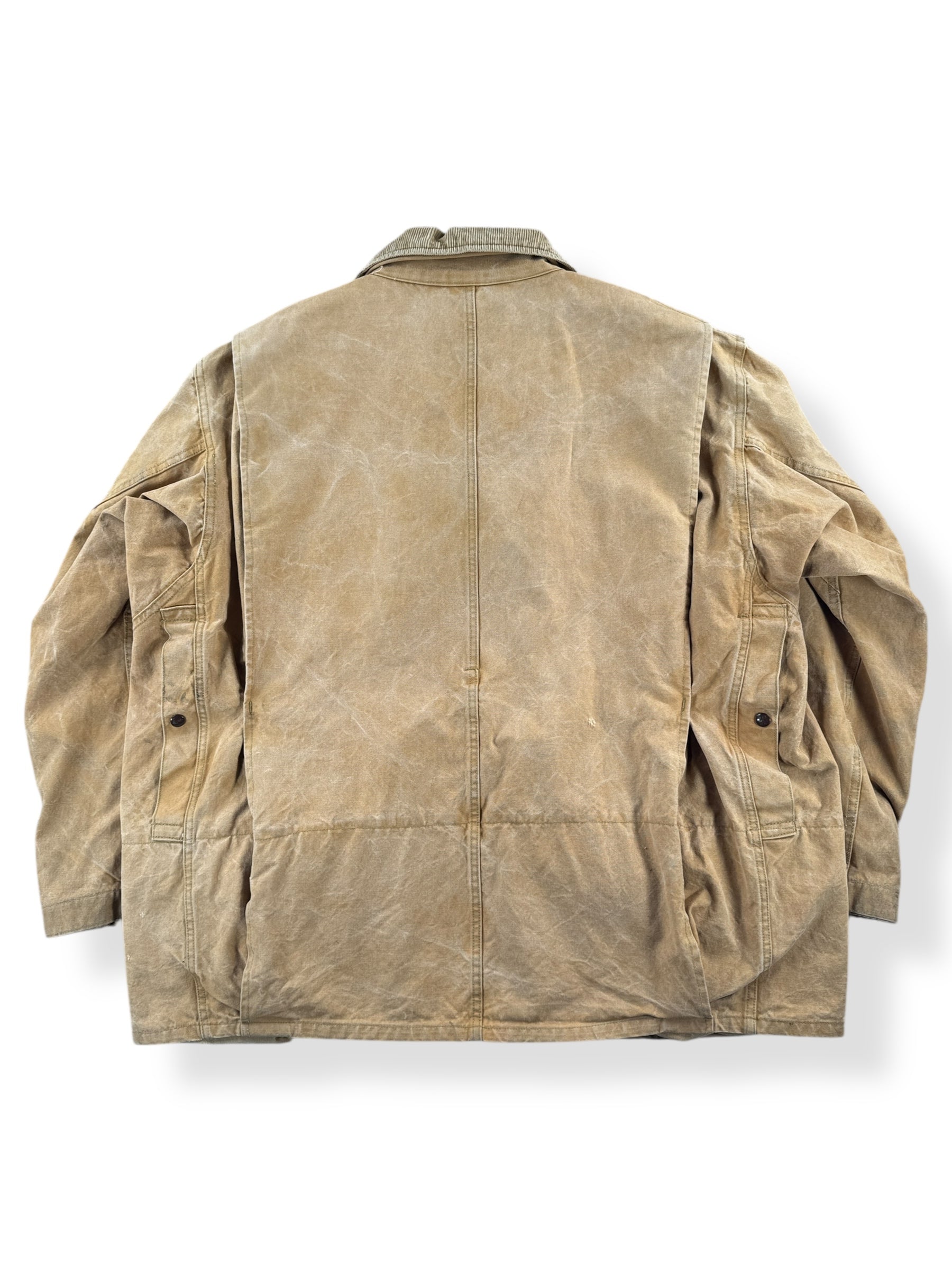 Back of Vintage 40s Era Duxbak Hunting Jacket SZ XL