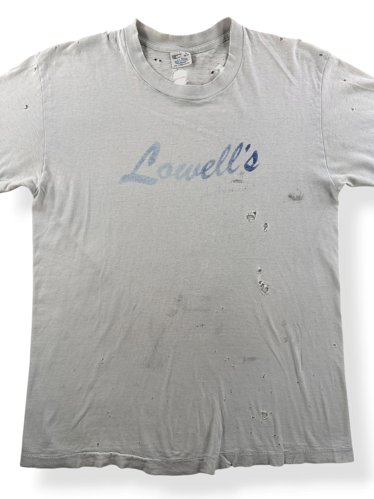 Close-up of Vintage Thrashed Lowell's Pike Place Tee SZ L (Fits M)