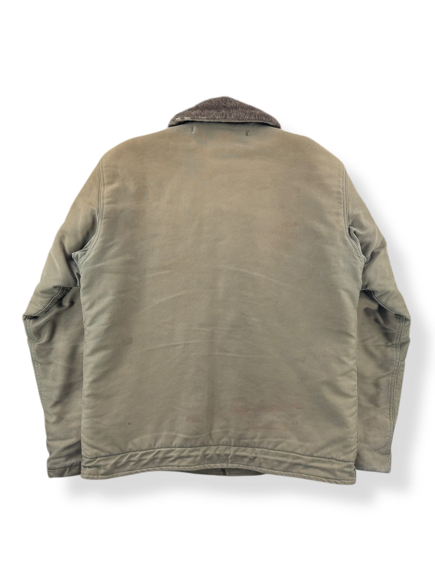 Back of Vintage WWII Era USN N-1 Jacket in Pristine Shape SZ 38