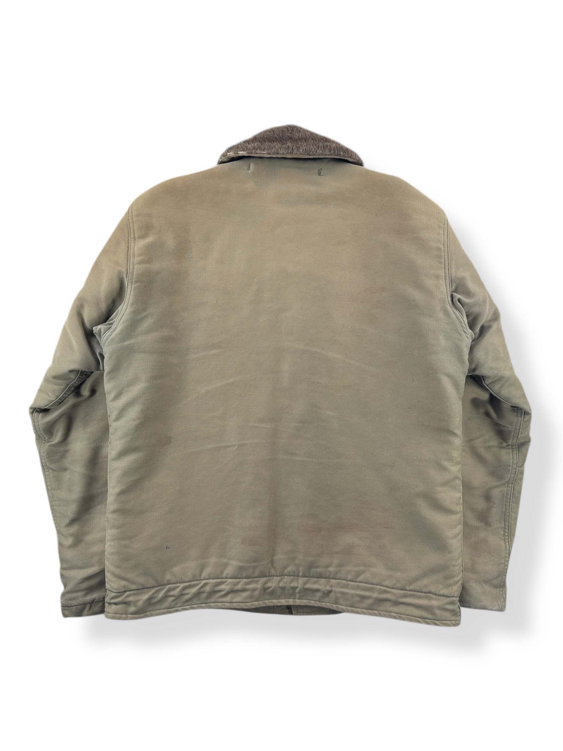 Back of Vintage WWII Era USN N-1 Jacket in Pristine Shape SZ 38