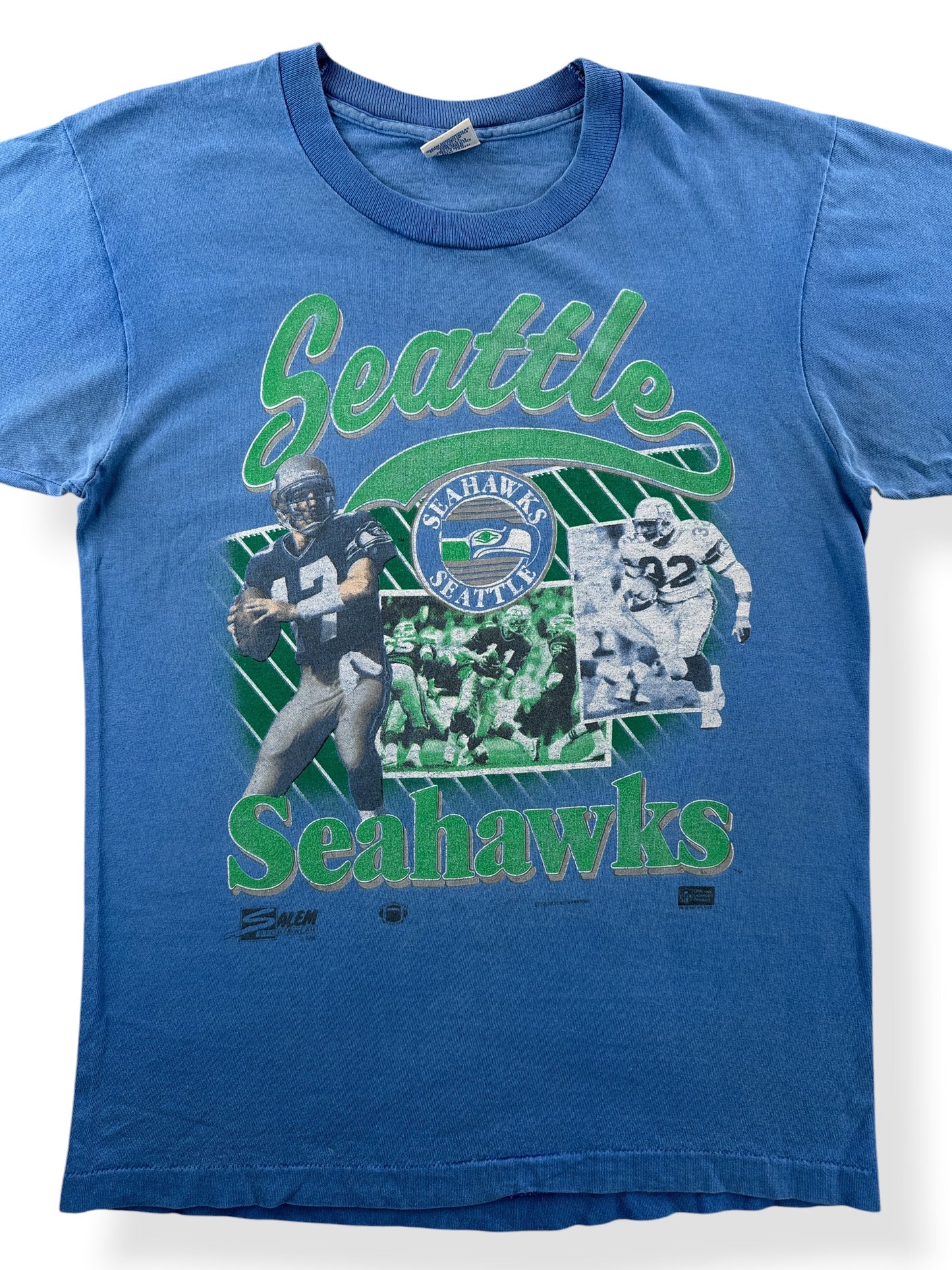 Close up of Vintage Seattle Seahawks Tee SZ M