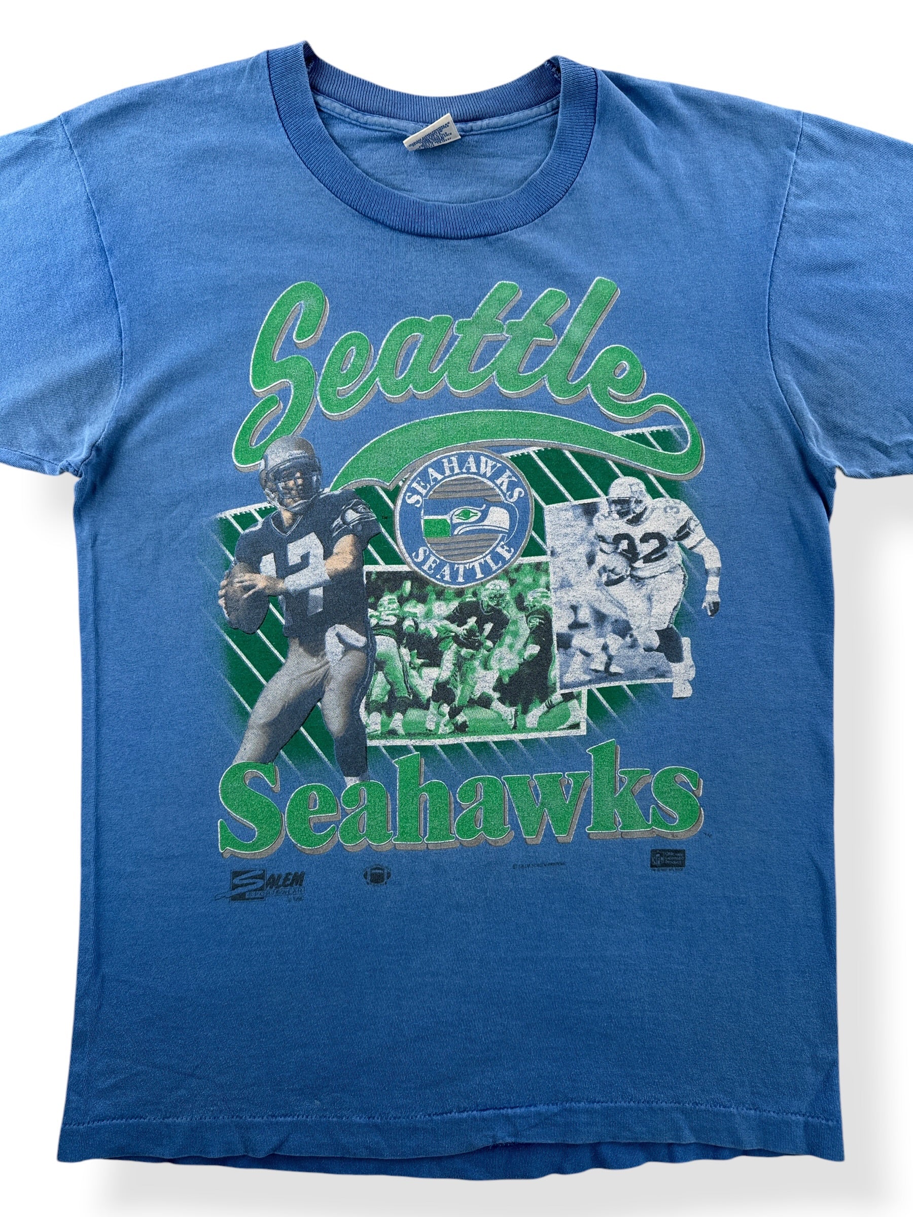Close up of Vintage Seattle Seahawks Tee SZ M