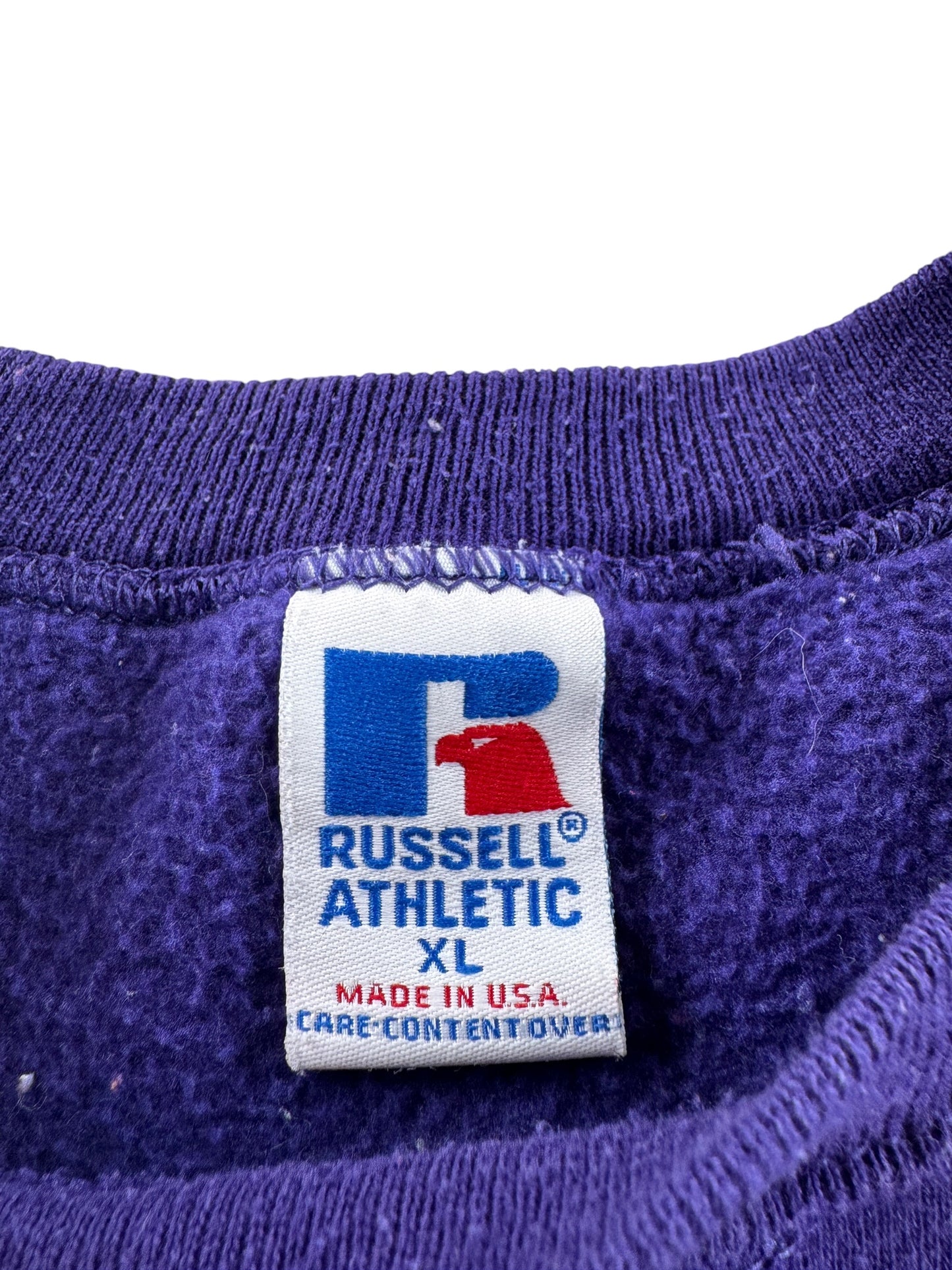 Tag on Vintage Purple Russell Blank Crewneck SZ XL (Fits L)