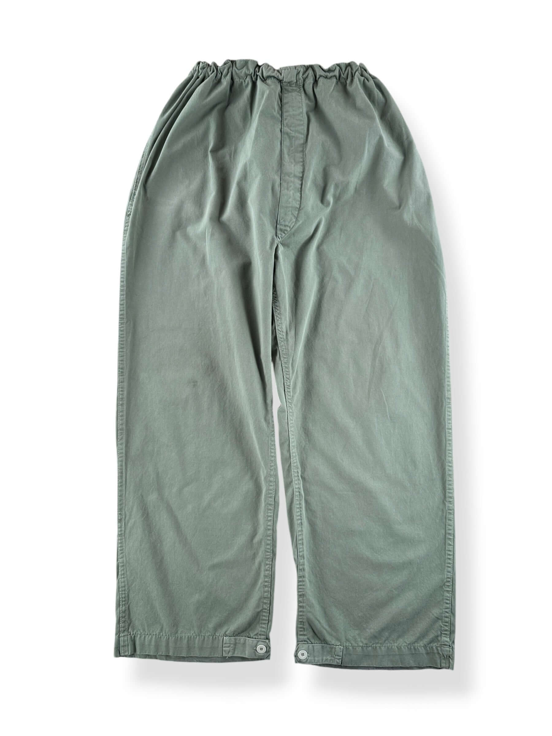 Front of Vintage European Military Sage Green Over Pants W36